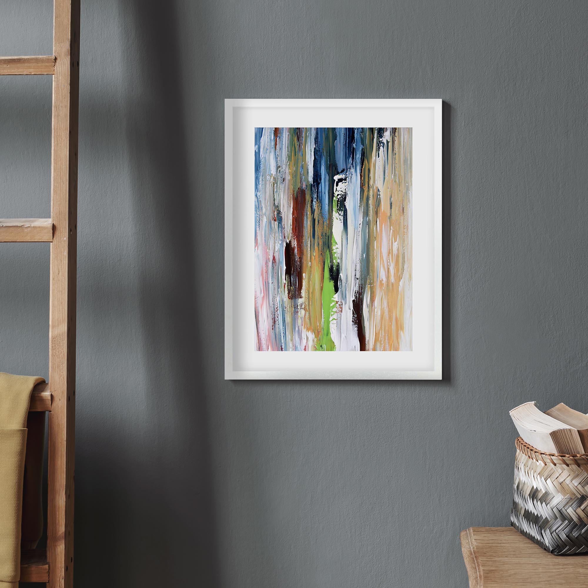 Abstract 335 Framed Art