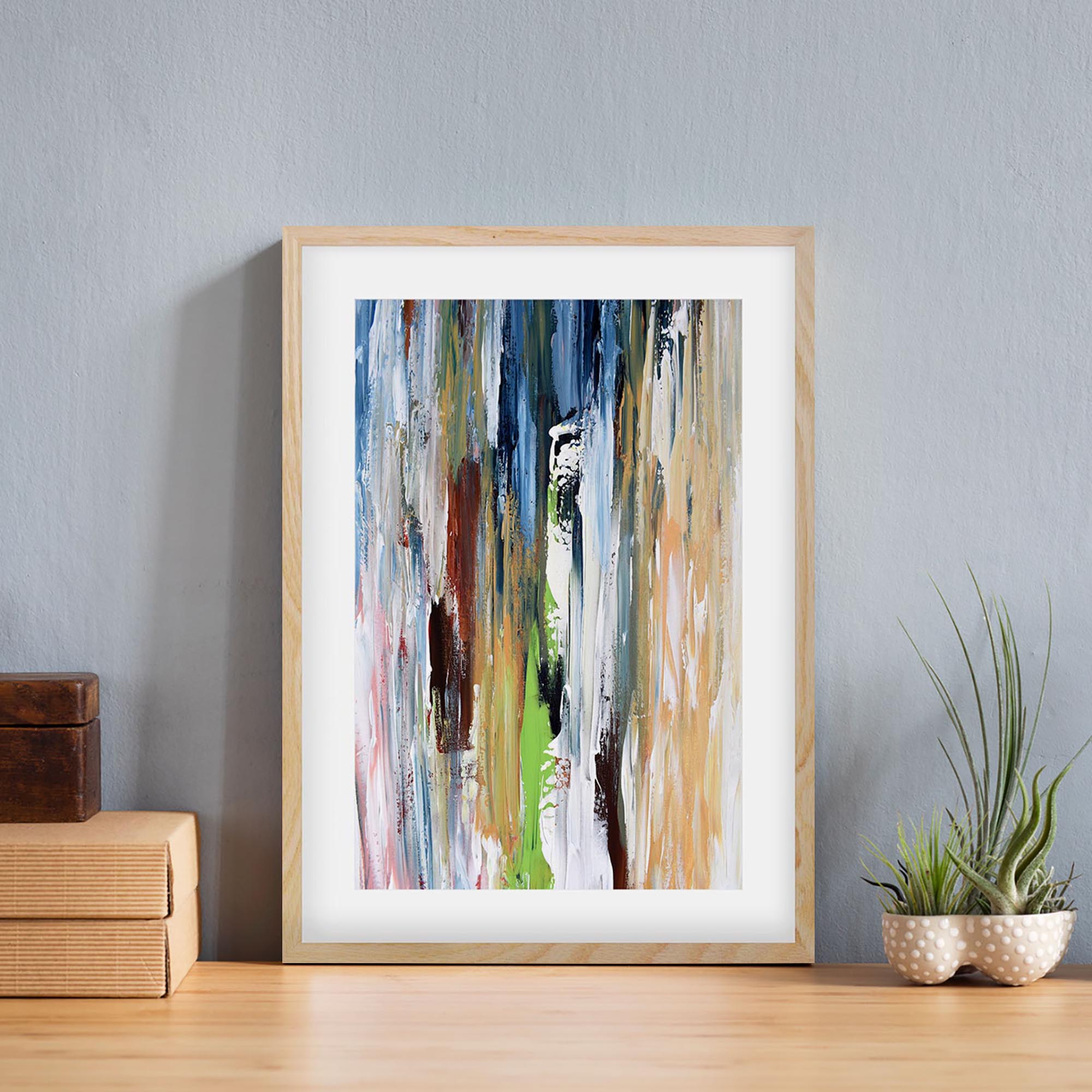 Abstract 335 Framed Art