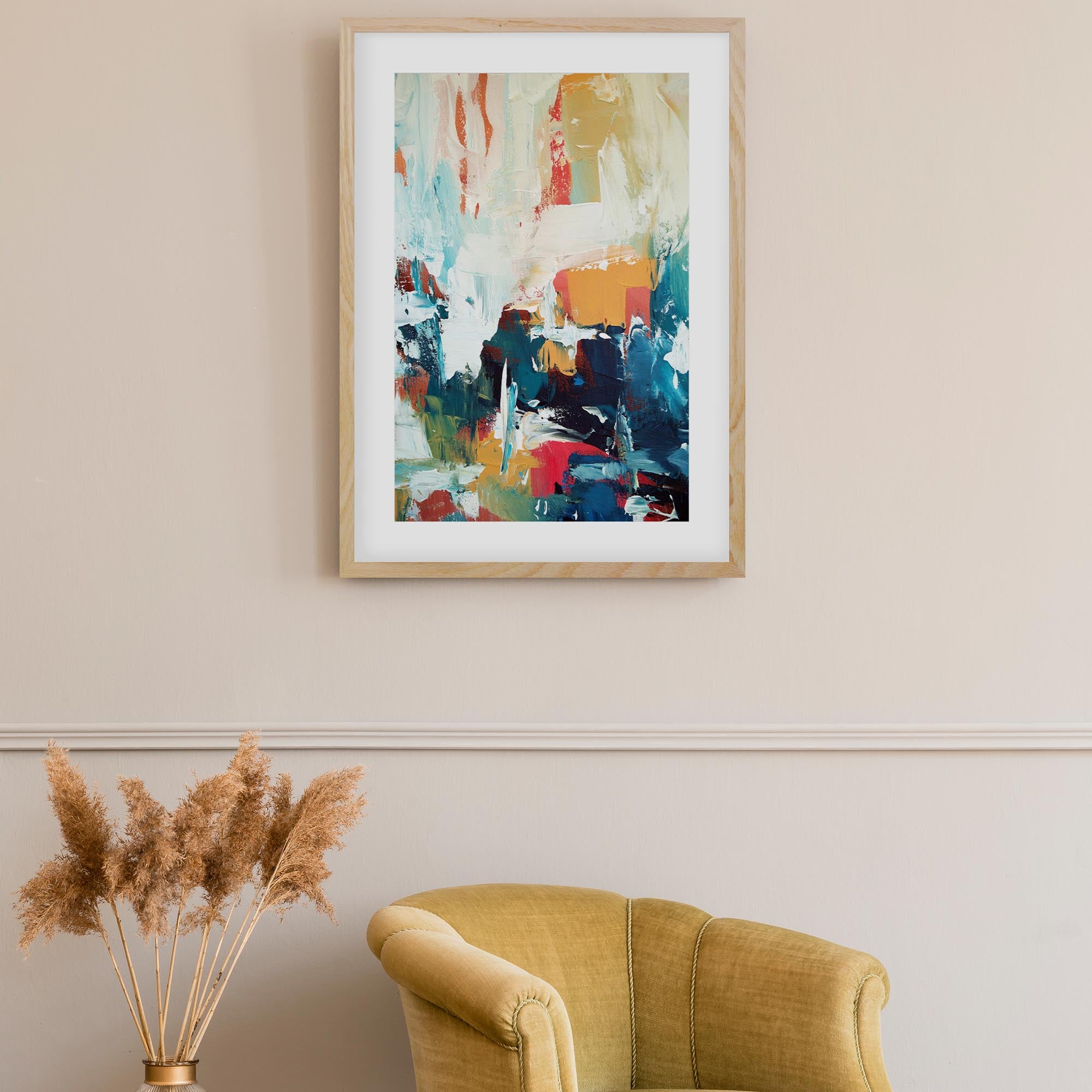 Abstract 30 Framed Art