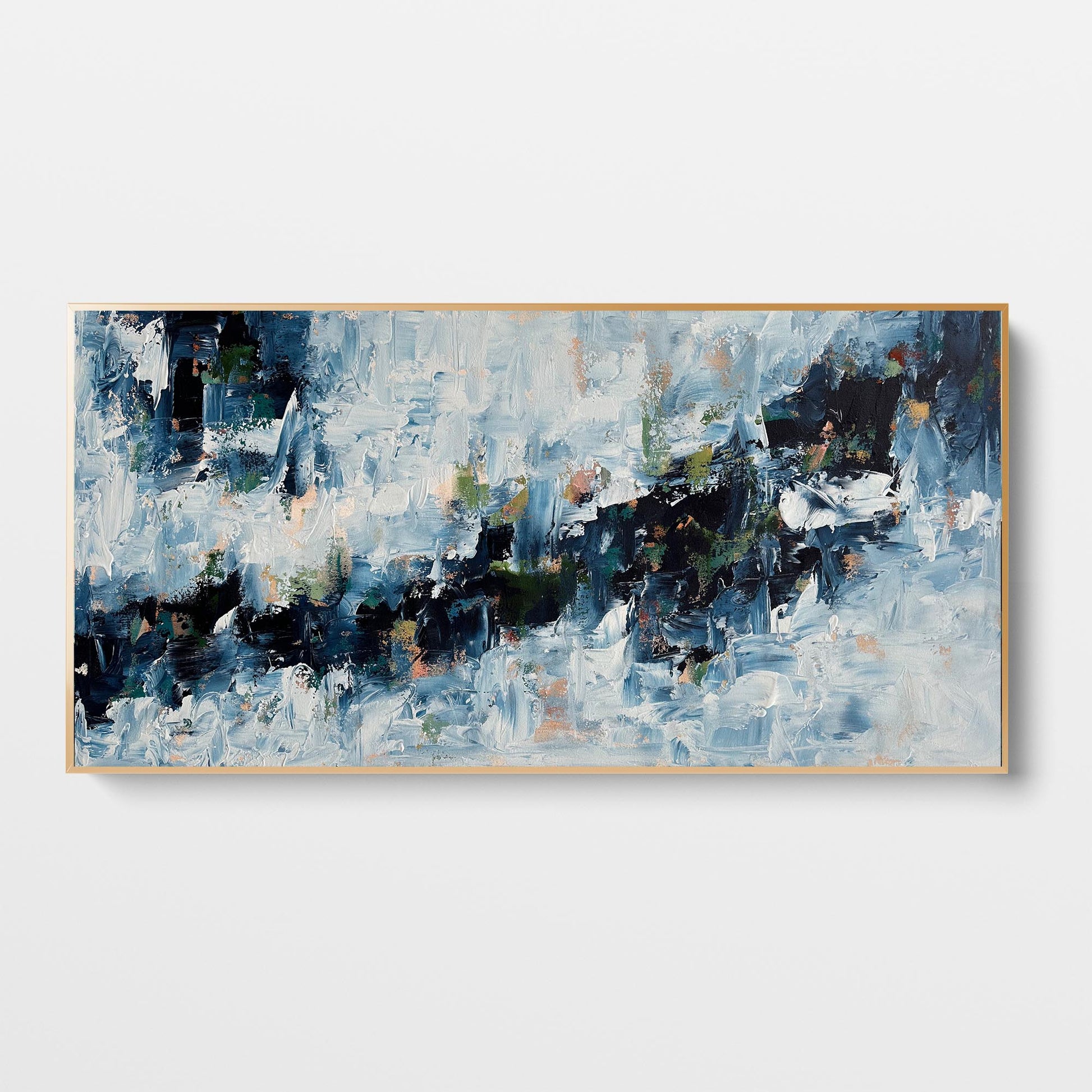 Chasing The Line - Original Painting-Abstract House