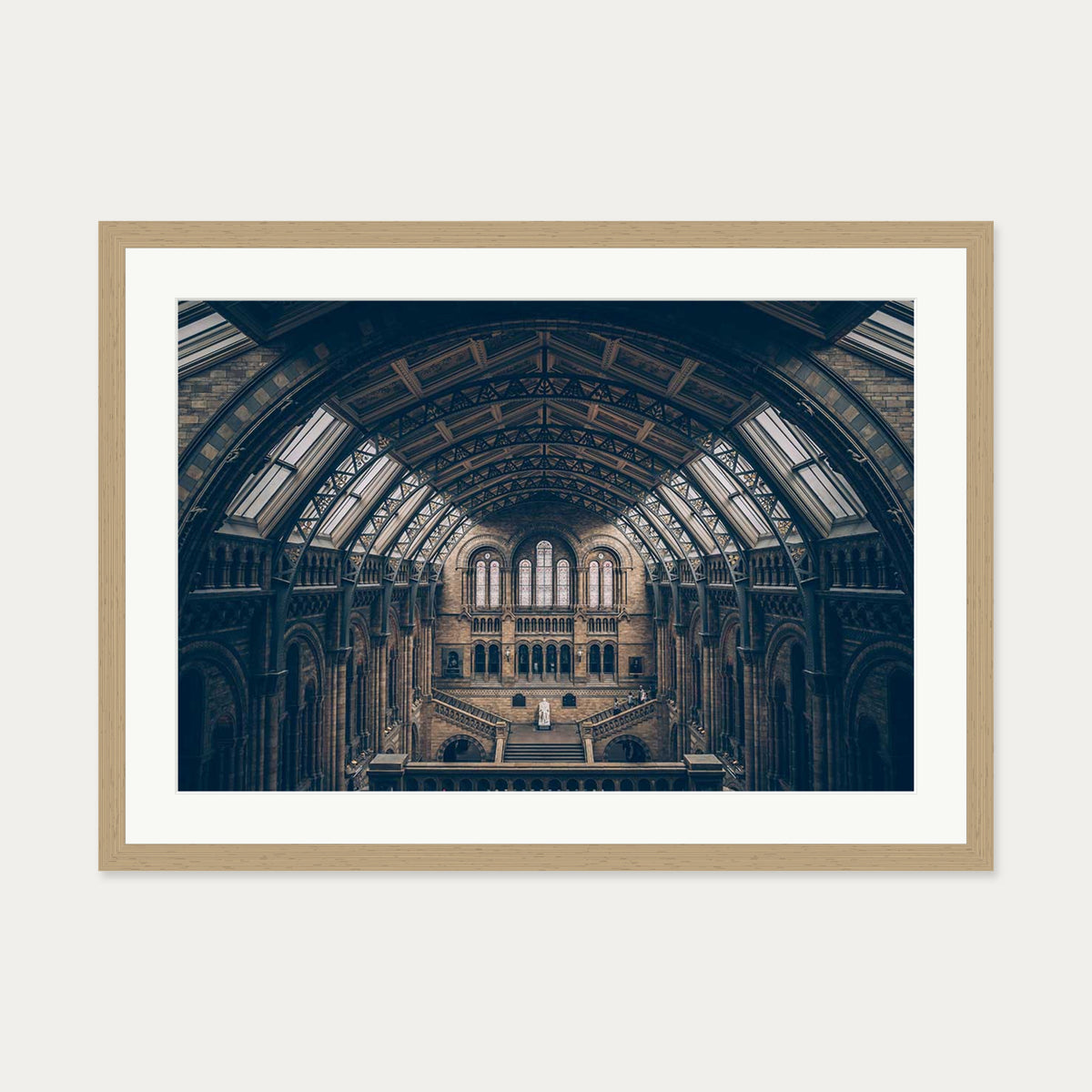 Grand Architecture Art Print — 50 x 70 cm — Oak Frame