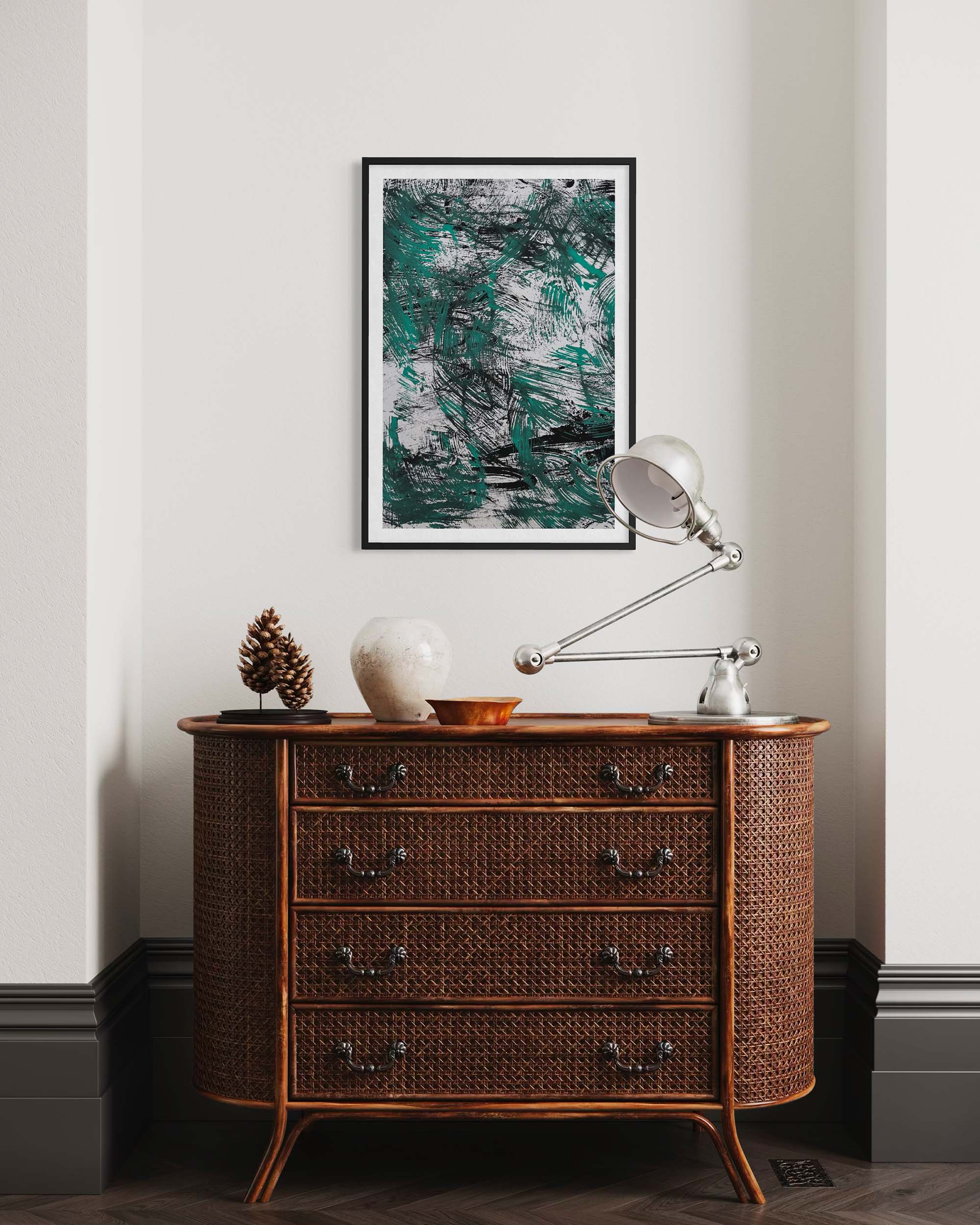 Paper Planes III | Framed Original Painting