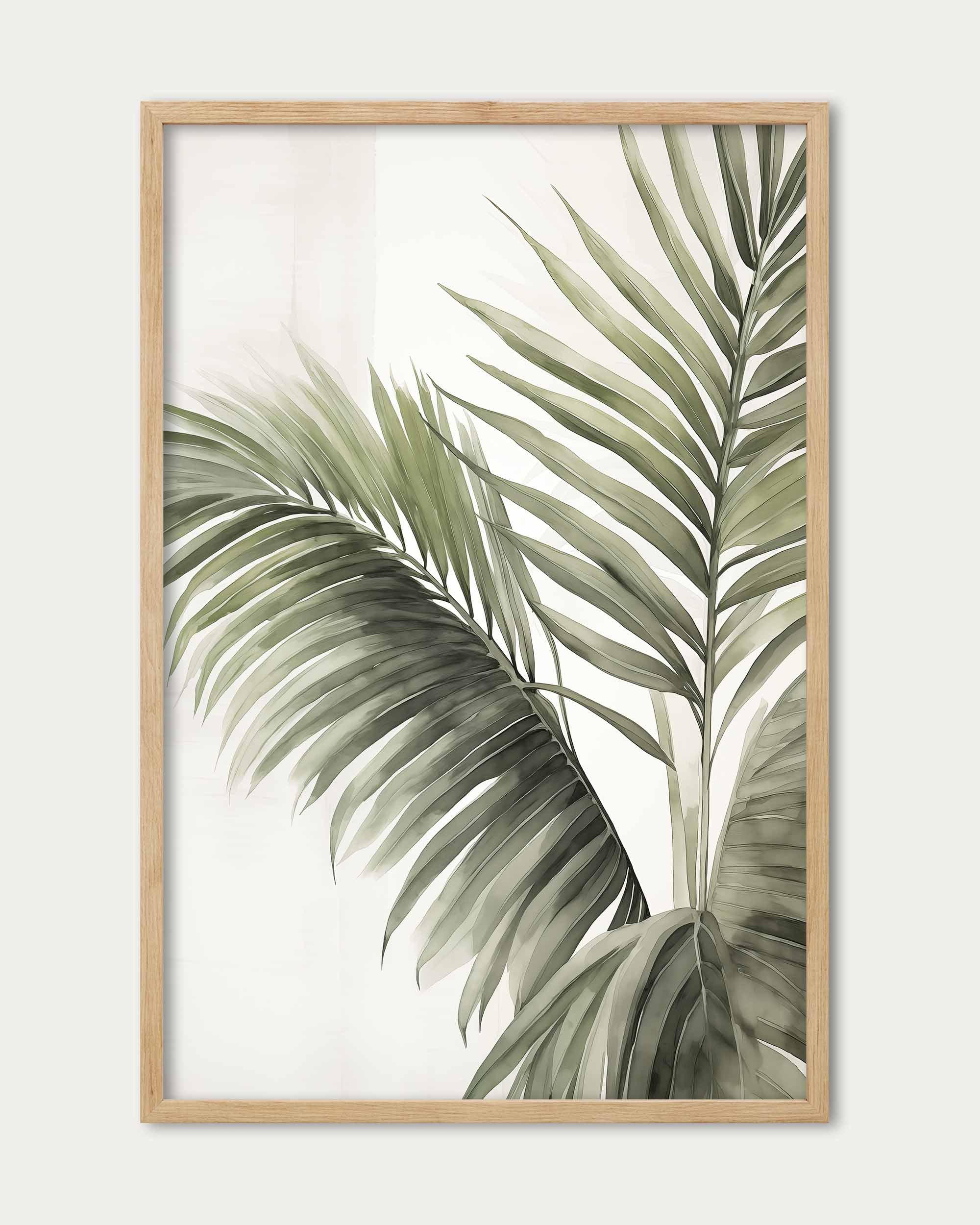 Vintage Palm Wall Art Print