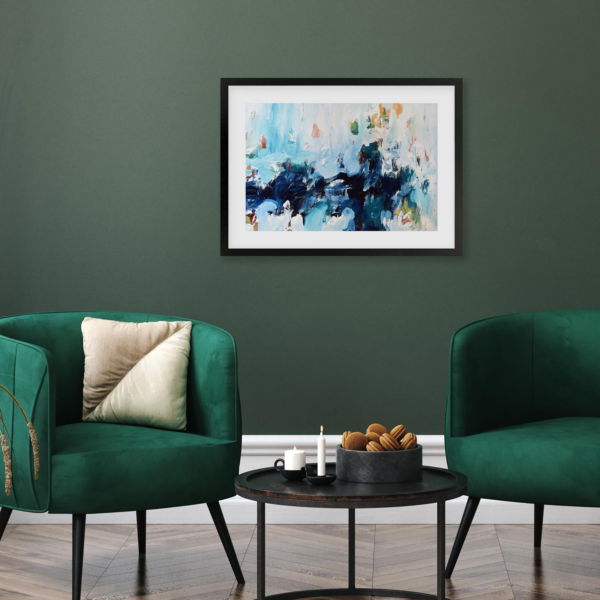 Abstract 383 Framed Art