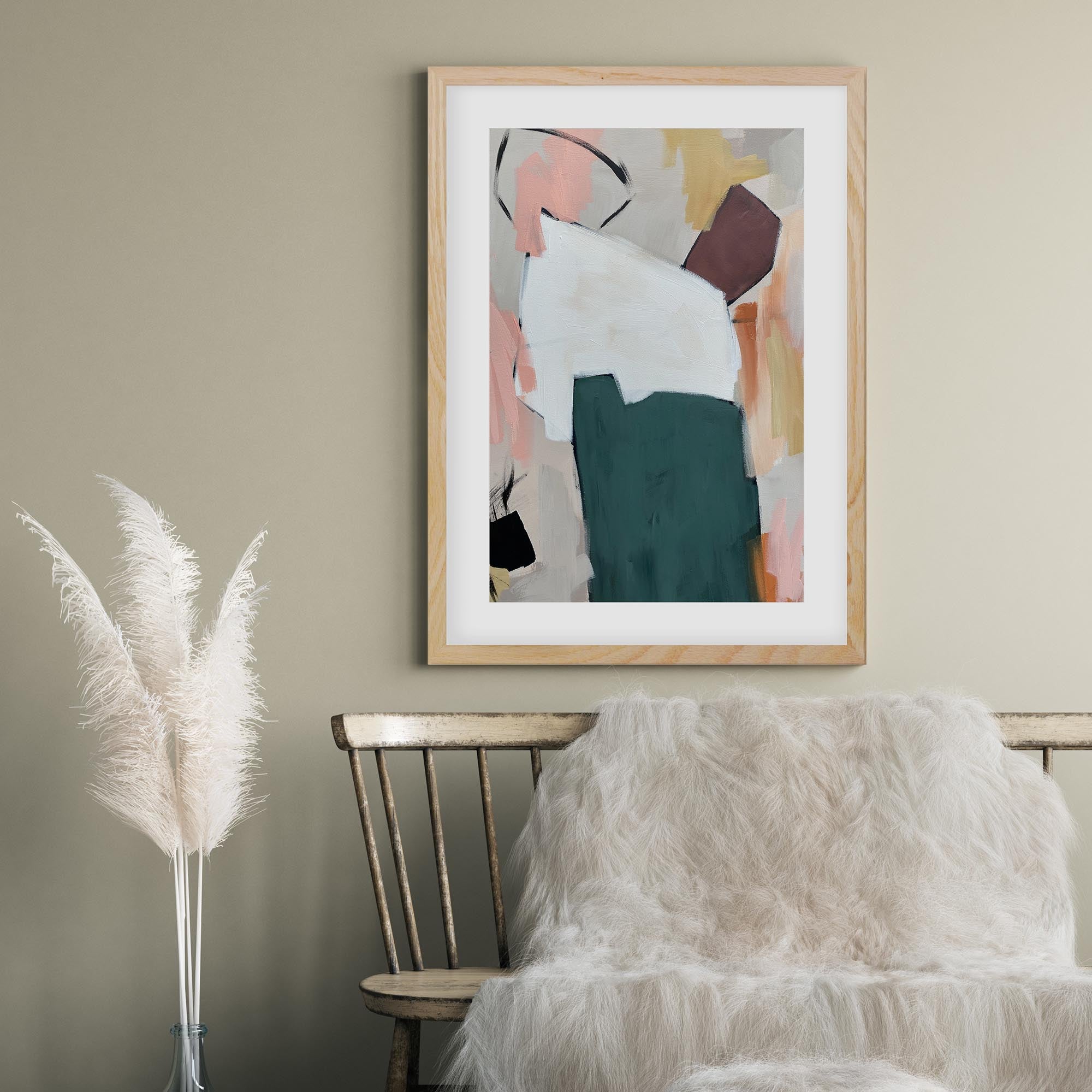 Abstraction 102 Framed Art