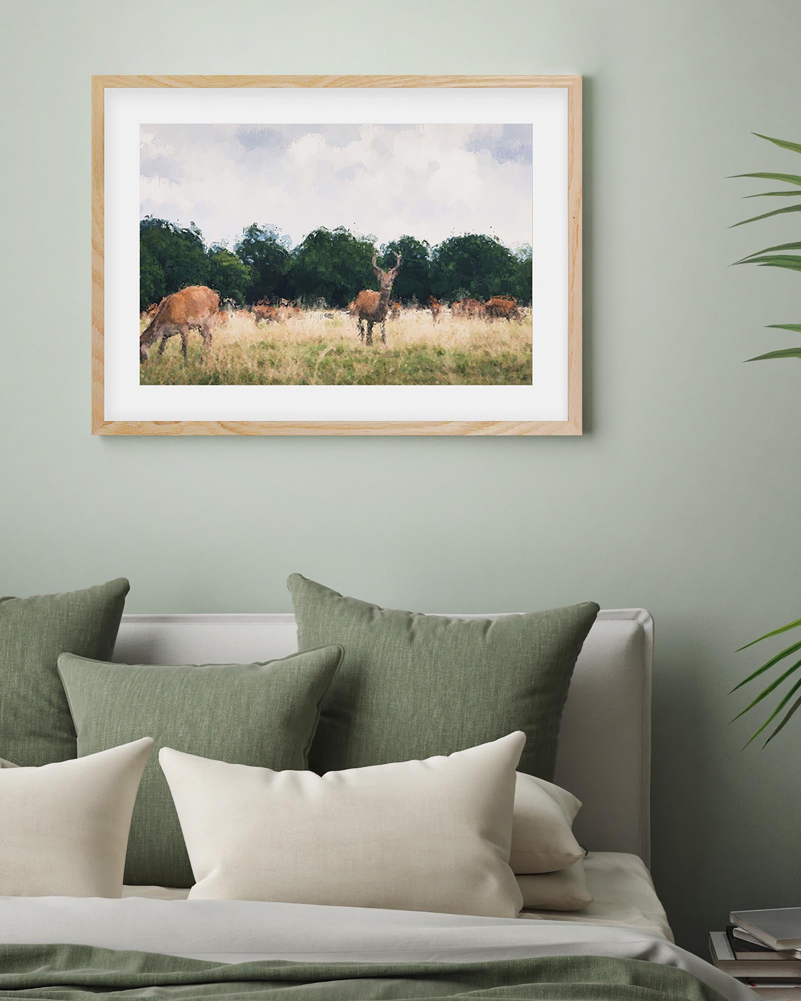 Richmond Park Impressionist Art Print