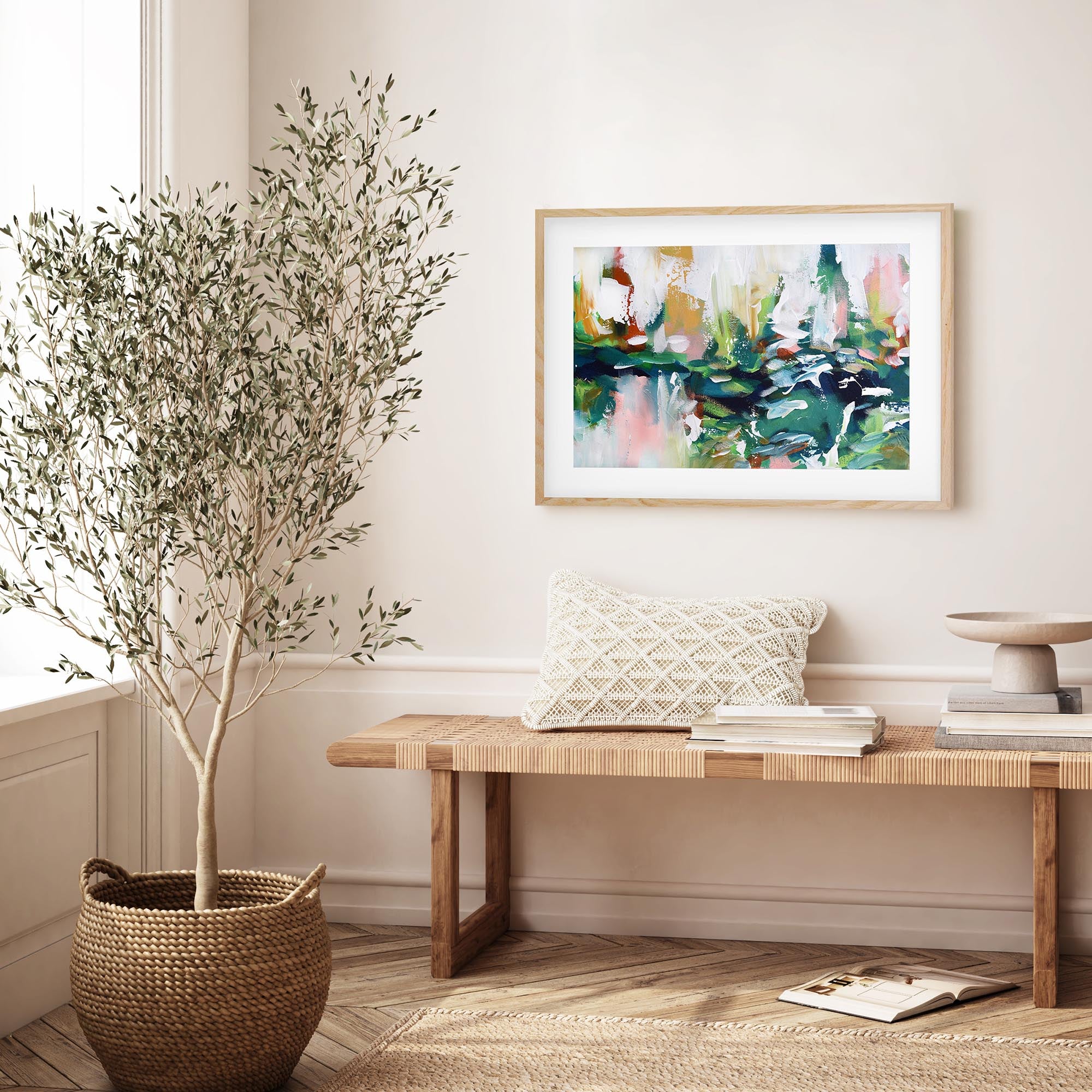 Abstract 231 Framed Art