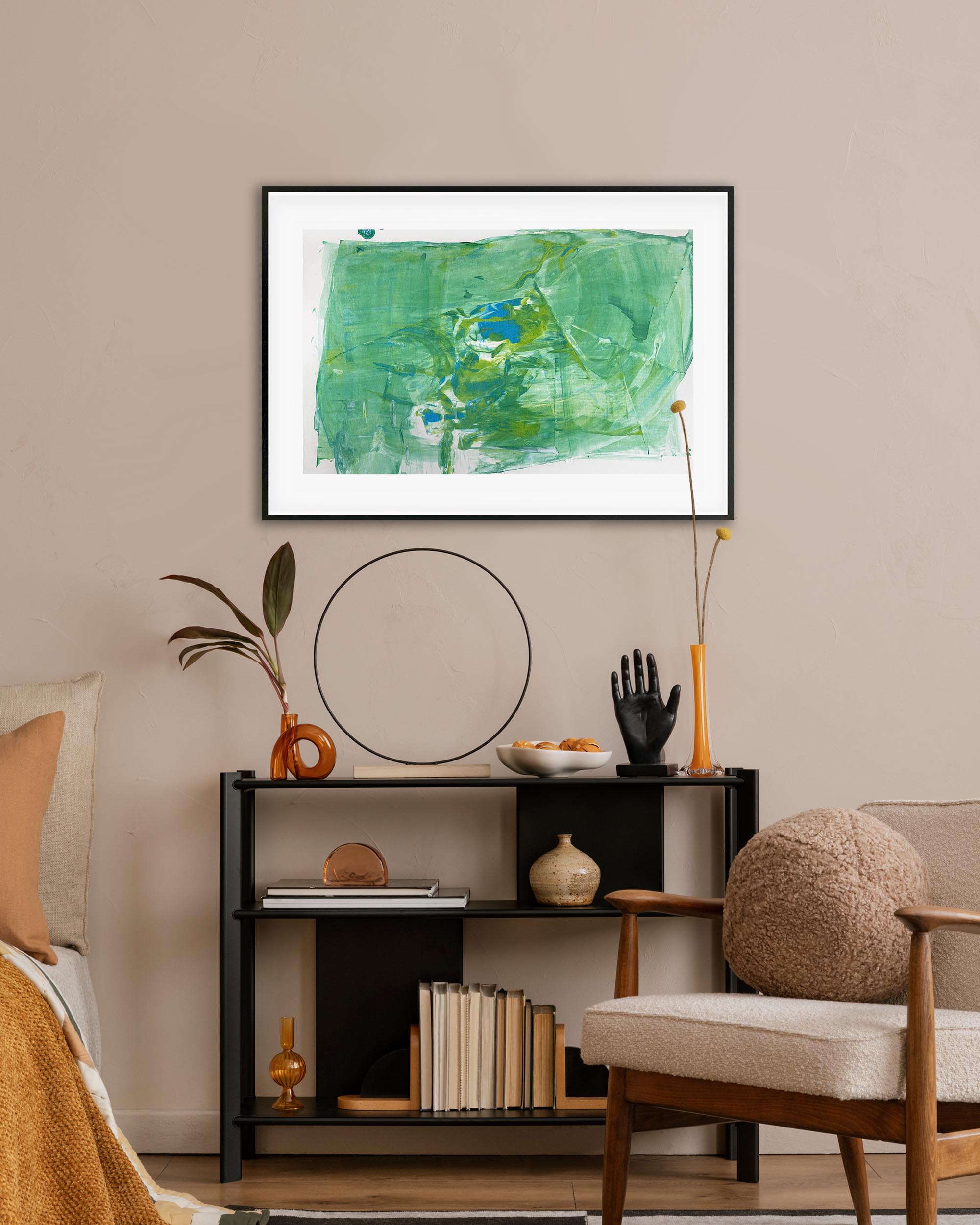 Green Wash Original Painting