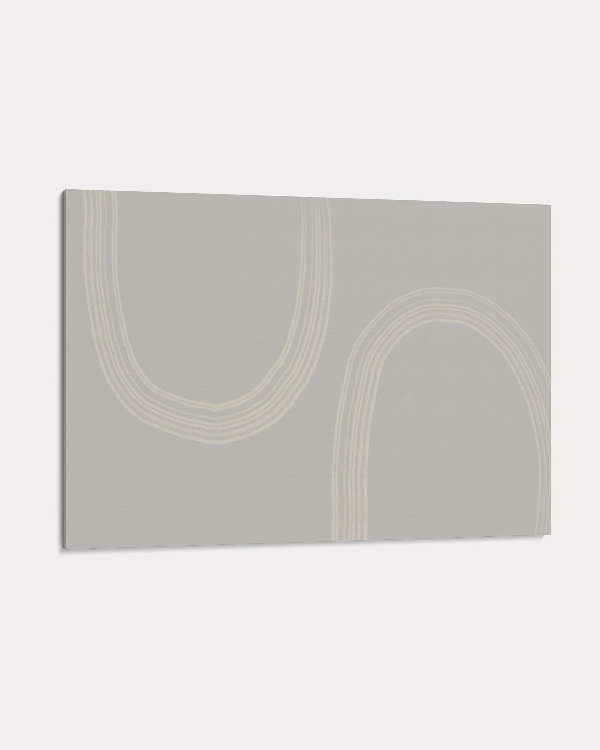 Rectangular gray tile with subtle patterns on a white background