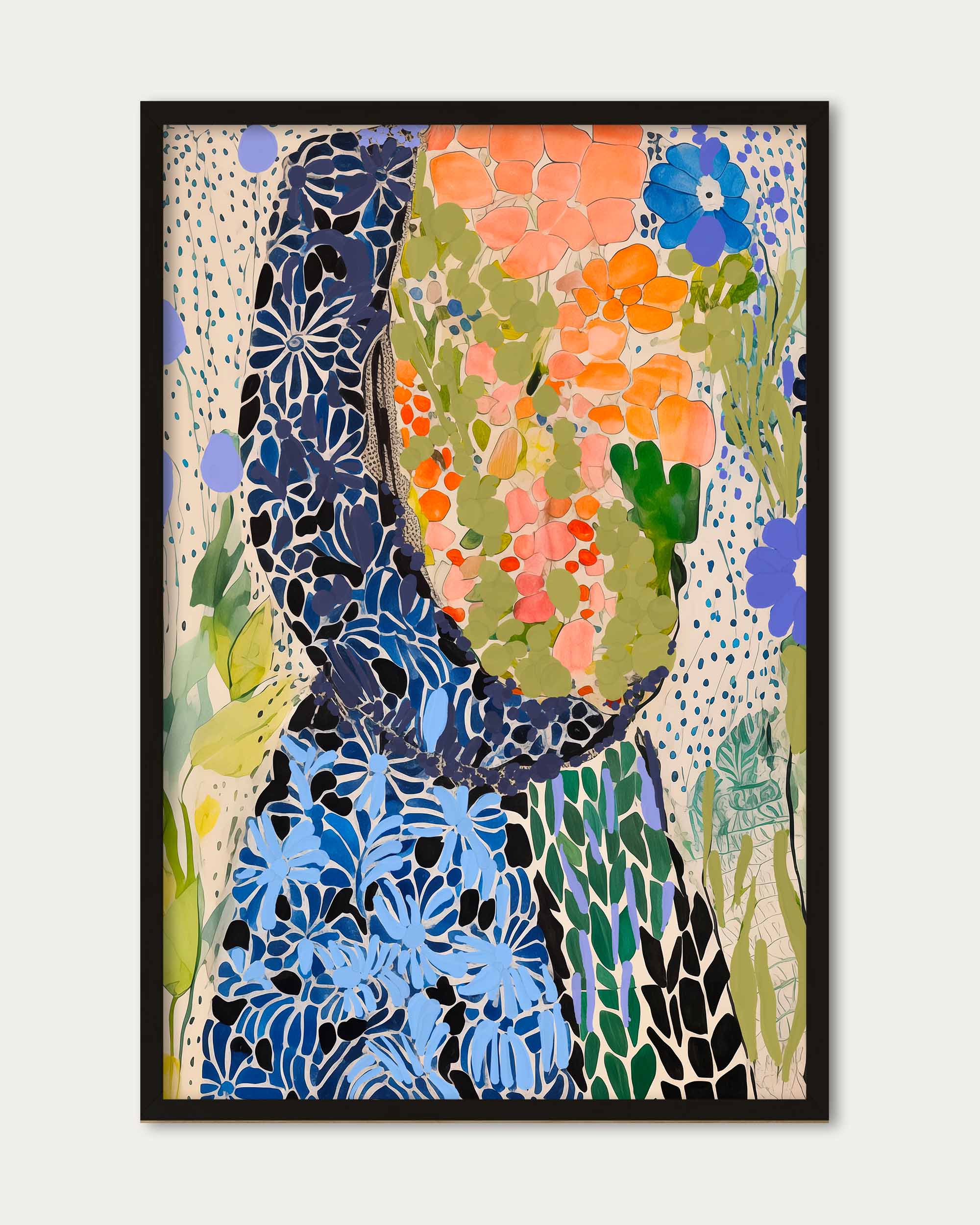 Floral Mosaic Art Print