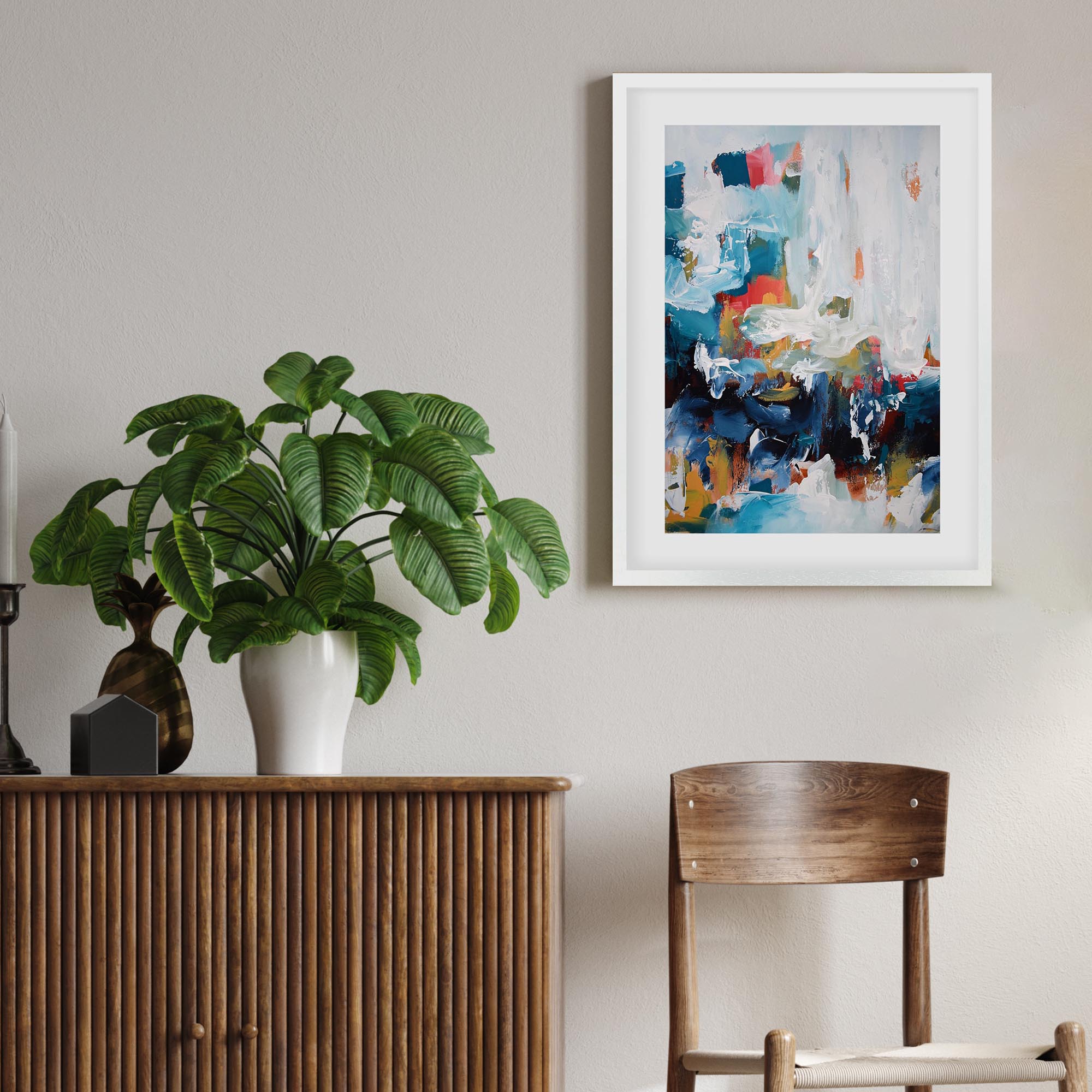 Abstract 425 Framed Art