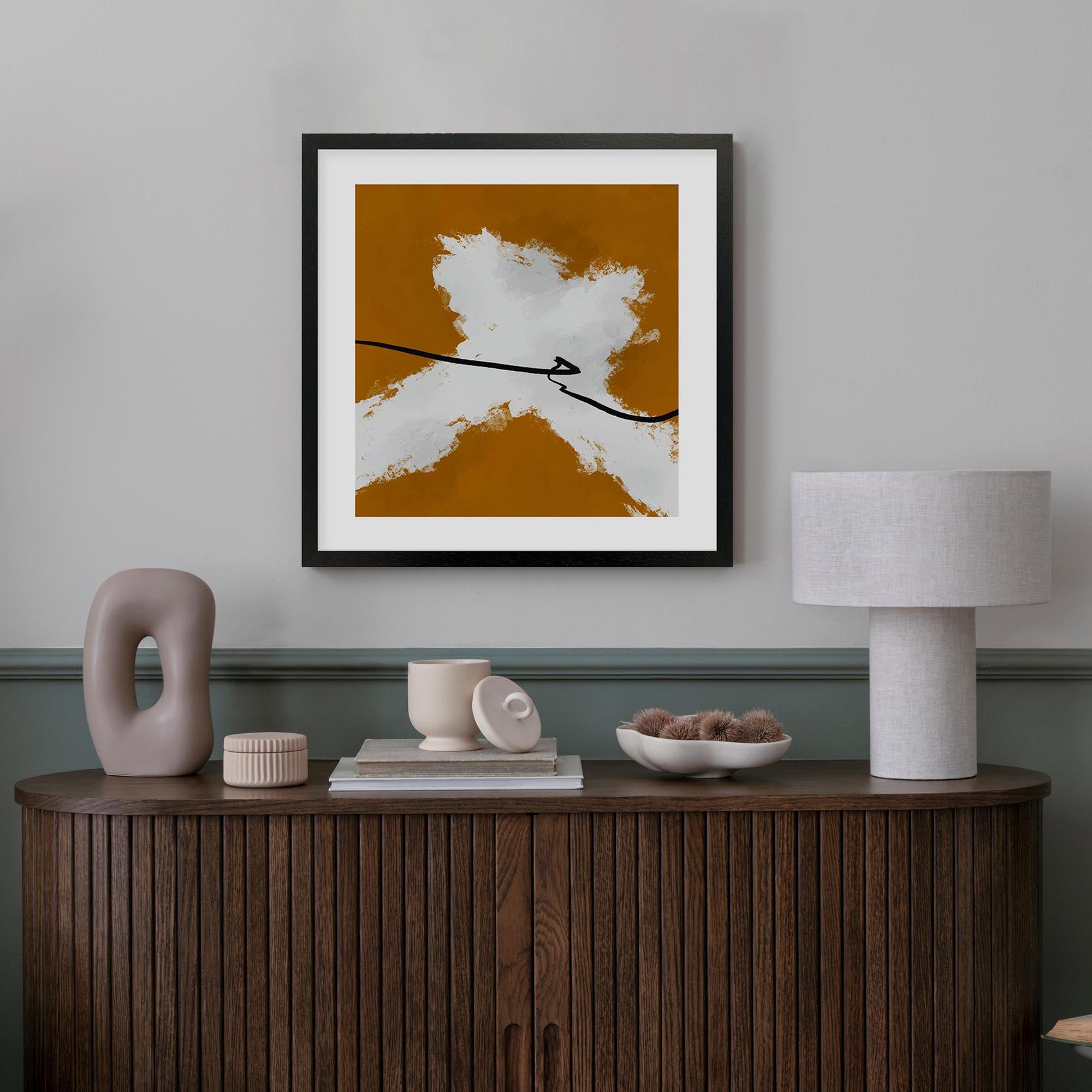 Burnt Orange II Framed Artwork