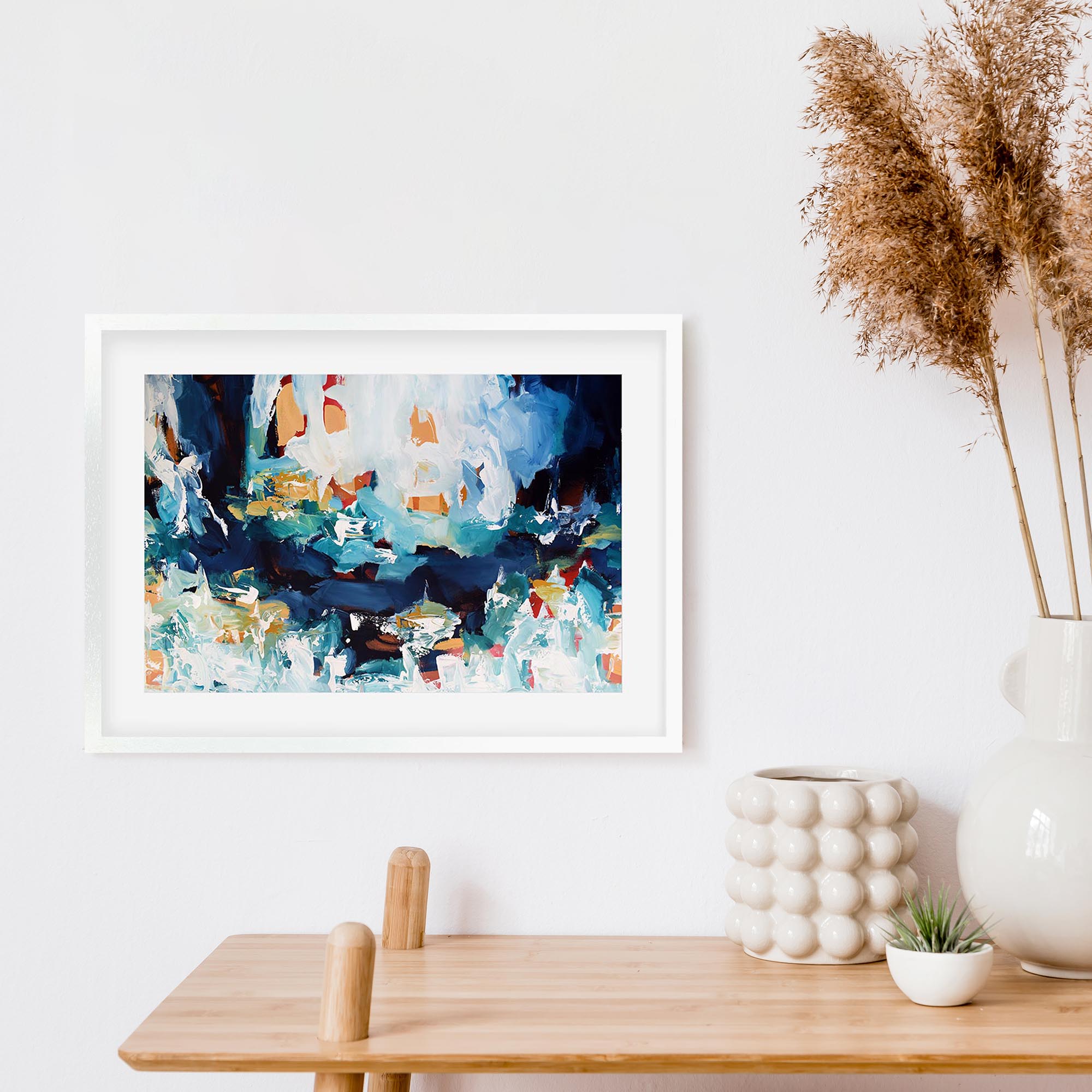 Abstract 249 Framed Art