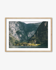 Hidden Beach Wall Art Print