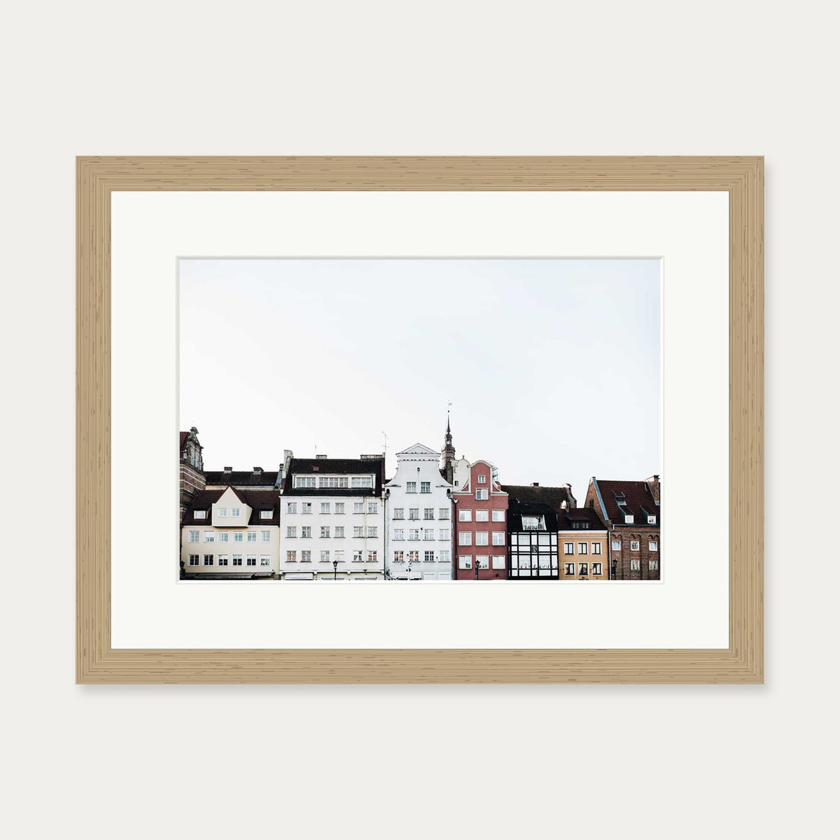 Holland Wall Art Print — 30 x 40 cm — Oak Frame