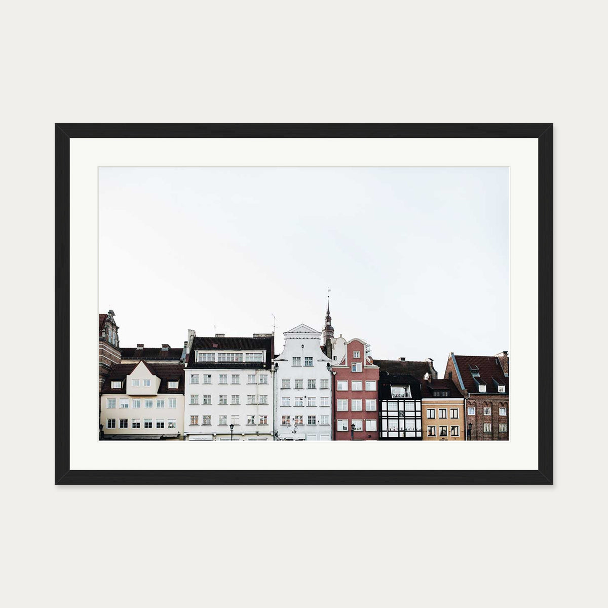 Holland Wall Art Print — 50 x 70 cm — Black Frame