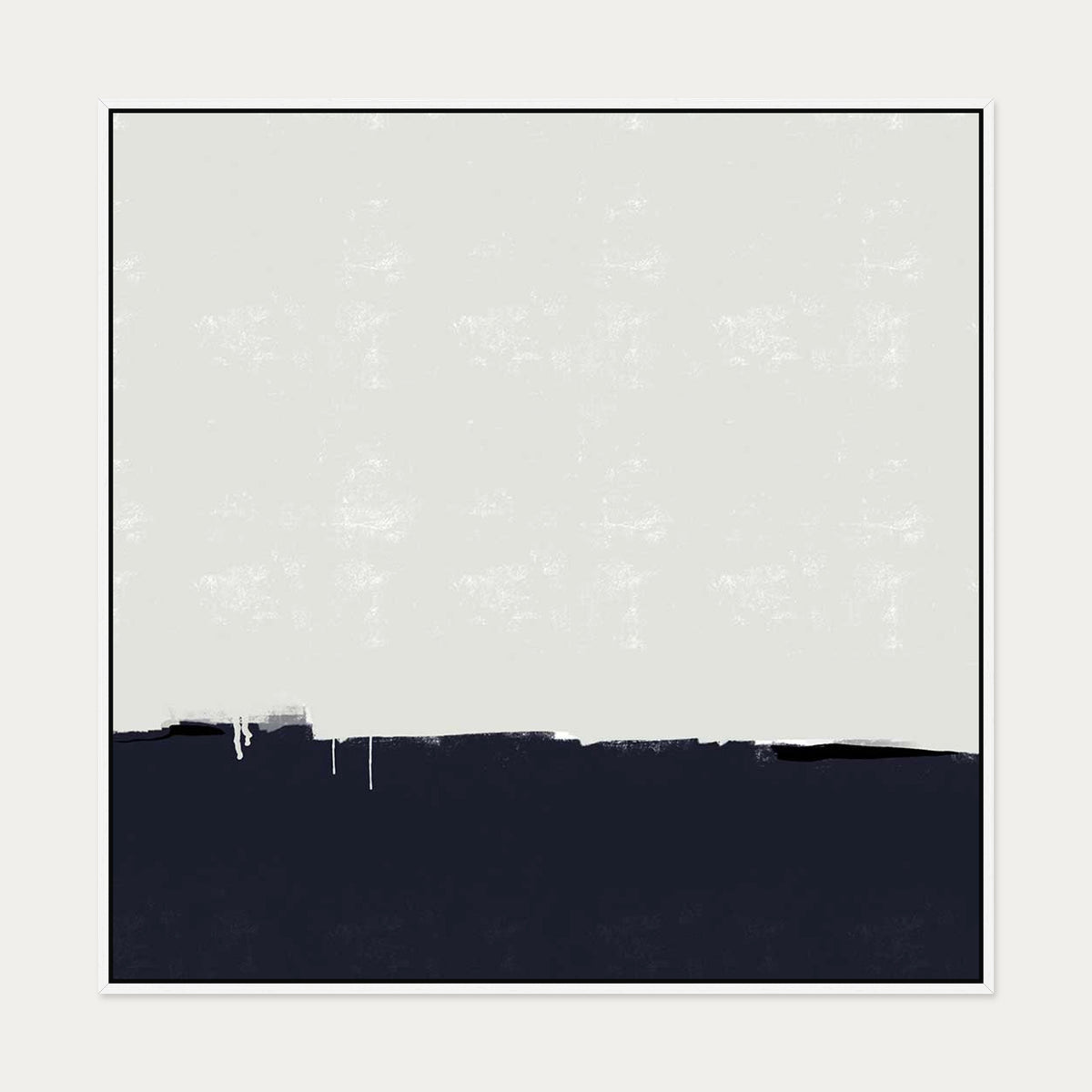 Horizontal Landscapes Canvas Art — 100 x 100 cm — White Frame