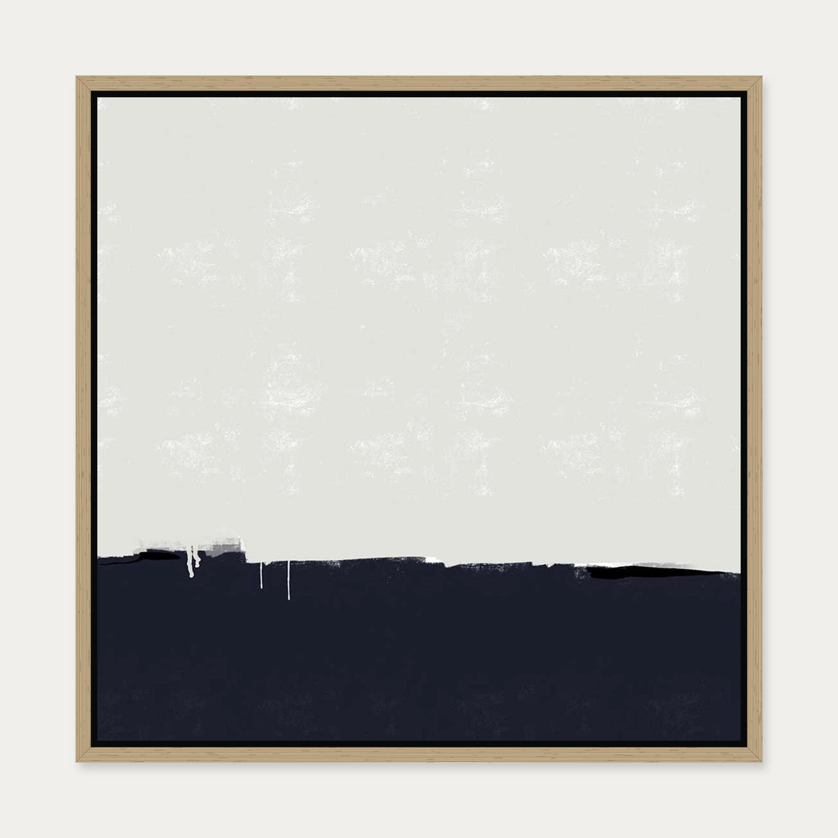 Horizontal Landscapes Canvas Art — 50 x 50 cm — Oak Frame