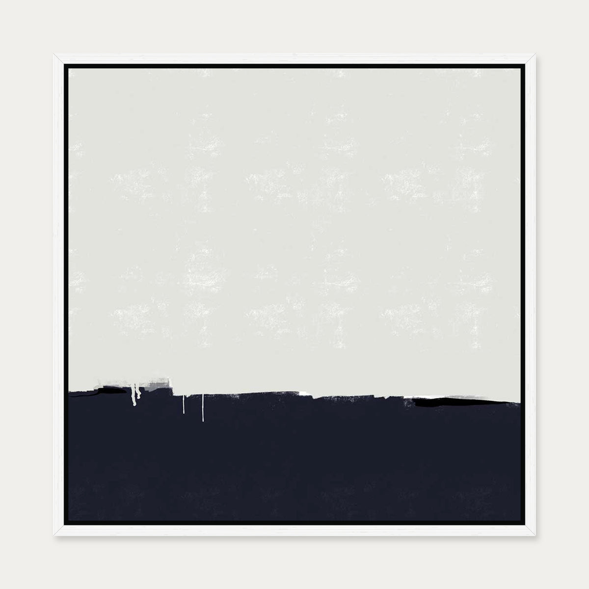 Horizontal Landscapes Canvas Art — 50 x 50 cm — White Frame