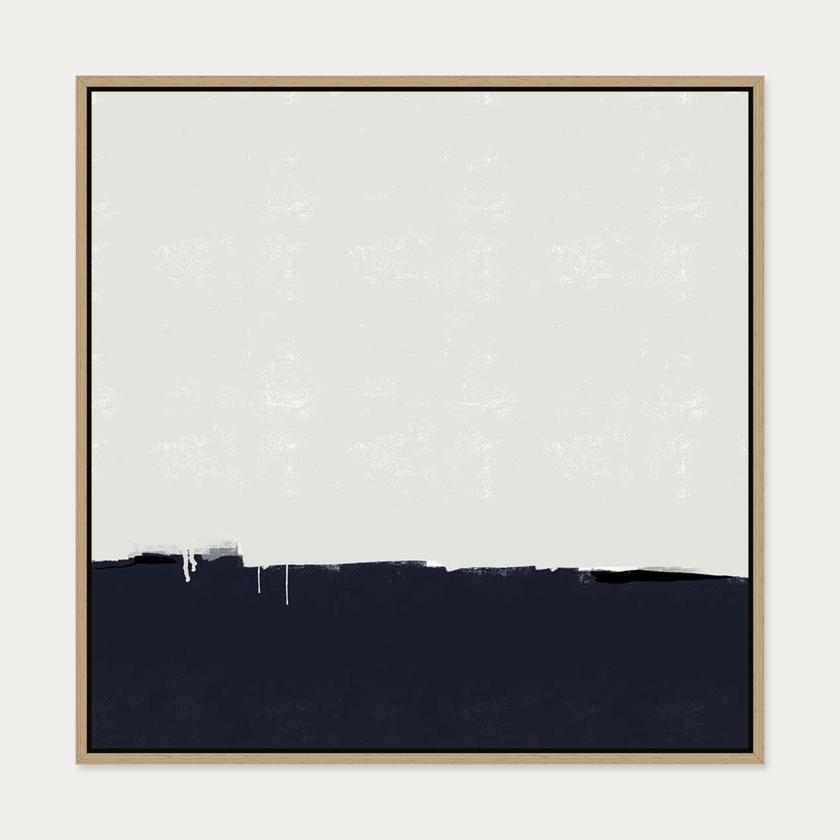 Horizontal Landscapes Canvas Art — 70 x 70 cm — Oak Frame