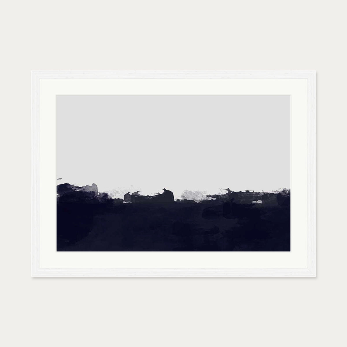 Horizontal Landscapes II Art Print — 50 x 70 cm — White Frame