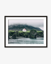 House On The Shore Wall Art Print