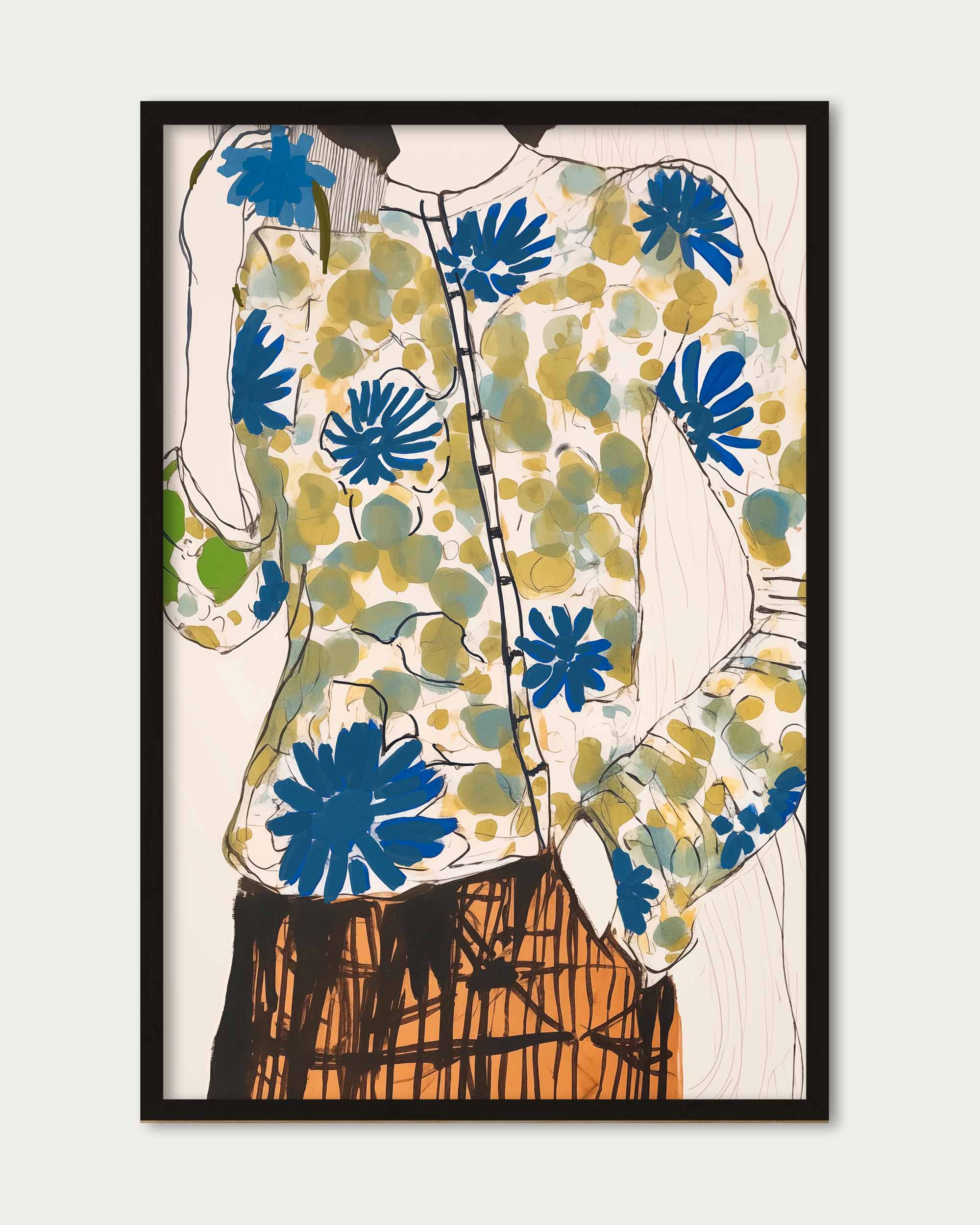 Floral Jacket Art Print