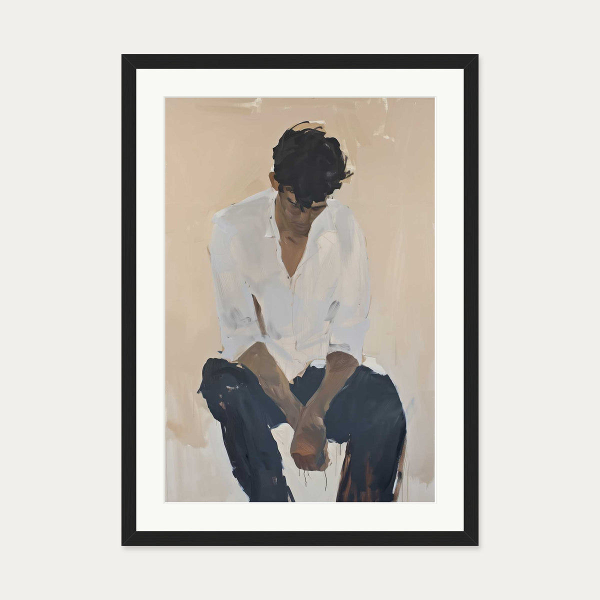If You Say So Wall Art Print — 50 x 70 cm — Black Frame