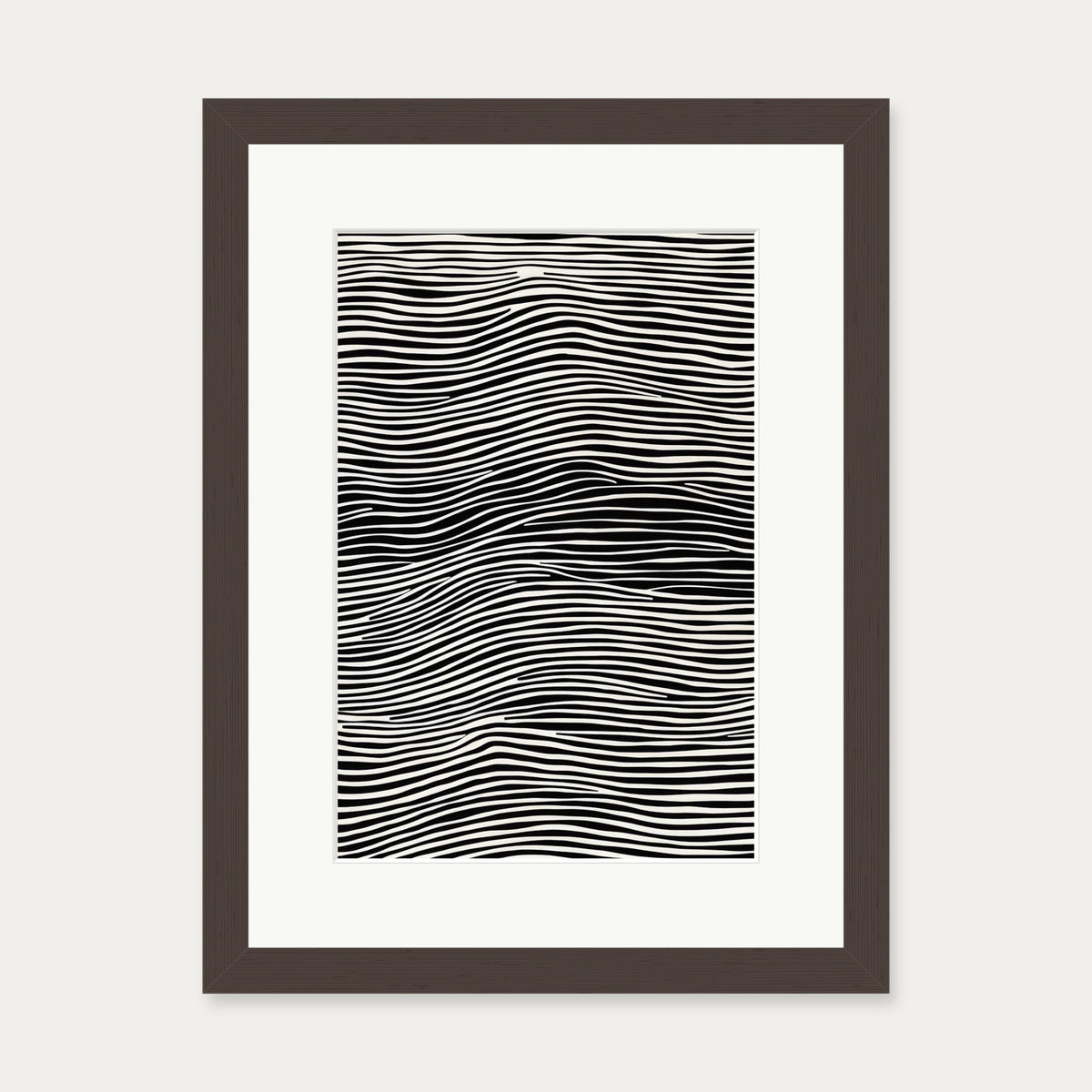Illusions Art Print — 30 x 40 cm — Brown Frame