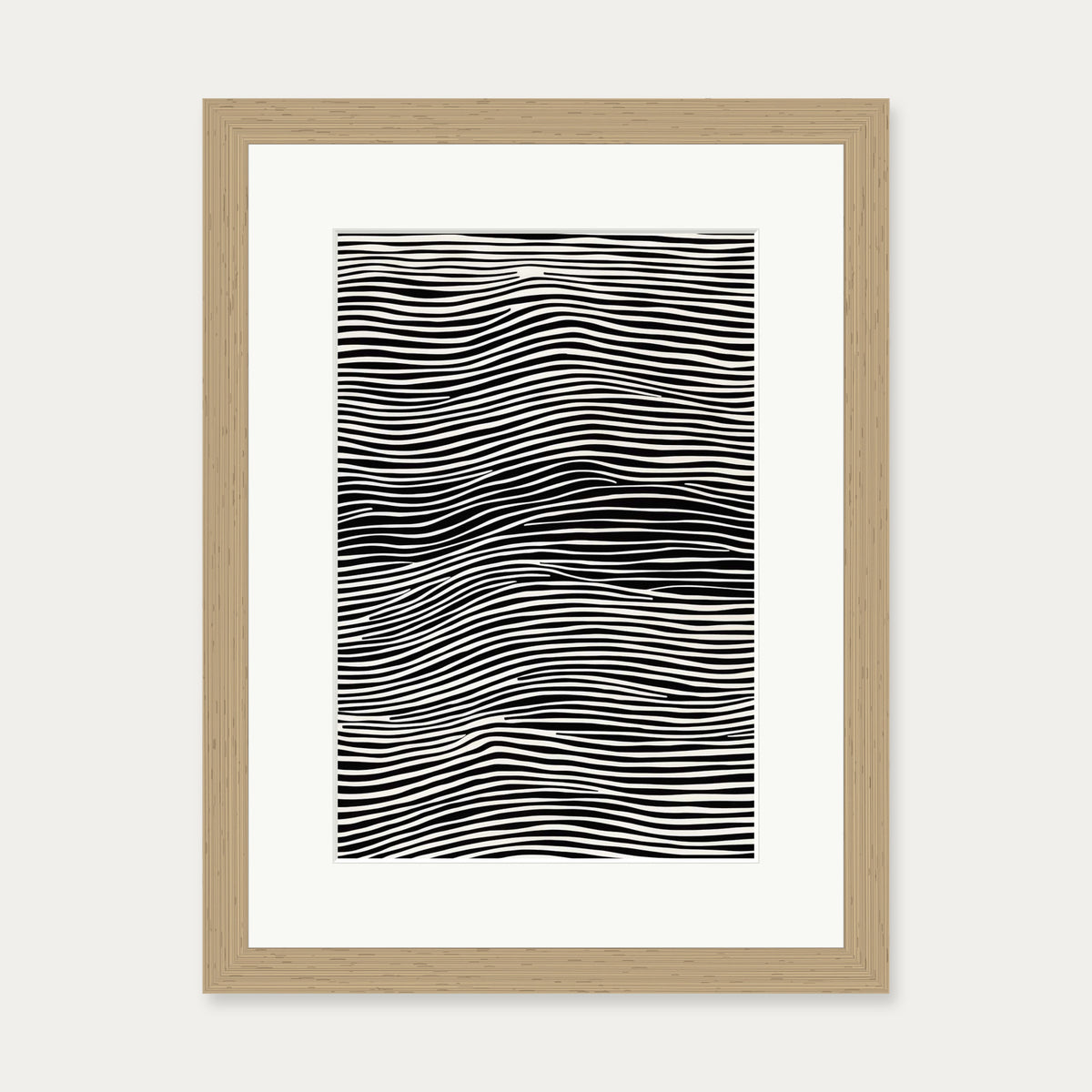 Illusions Art Print — 30 x 40 cm — Oak Frame