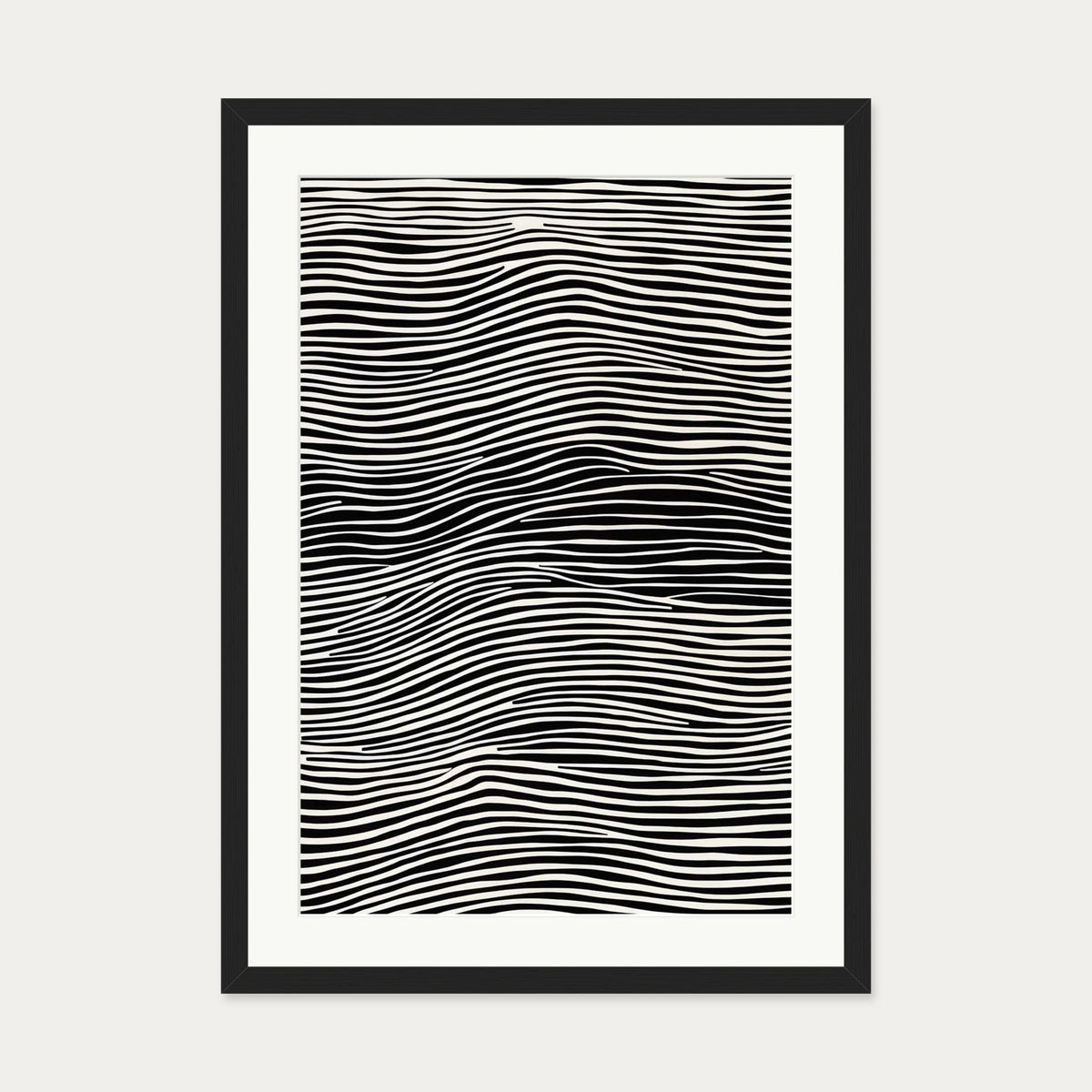 Illusions Art Print — 50 x 70 cm — Black Frame