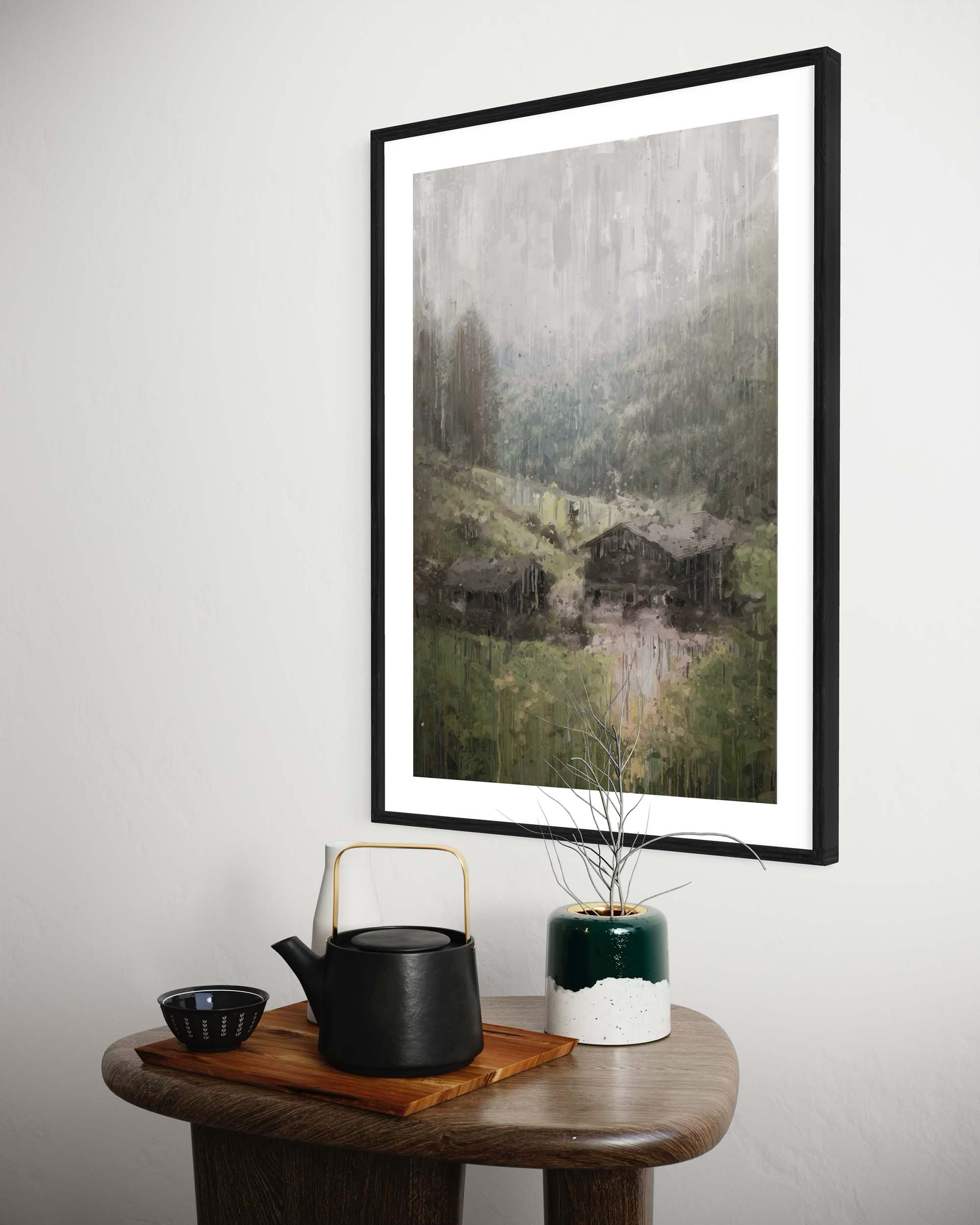 House On The Hill Art Print