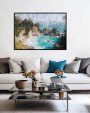Sandy Bay Painting Framed Canvas-Abstract House
