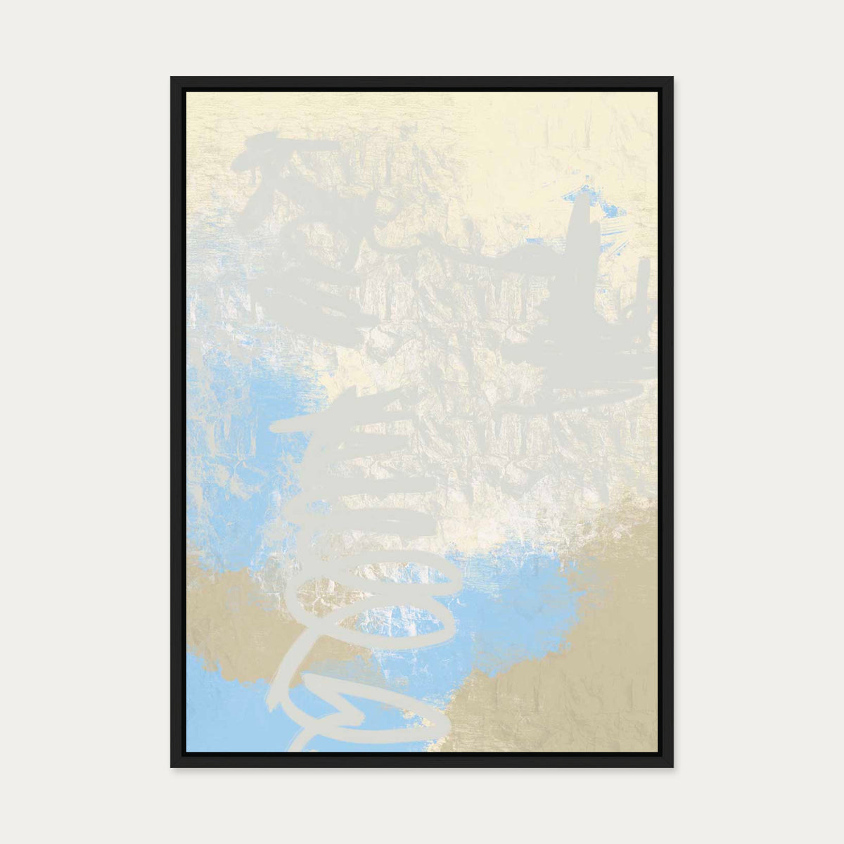 Impressions Canvas Art — 50 x 70 cm — Black Frame