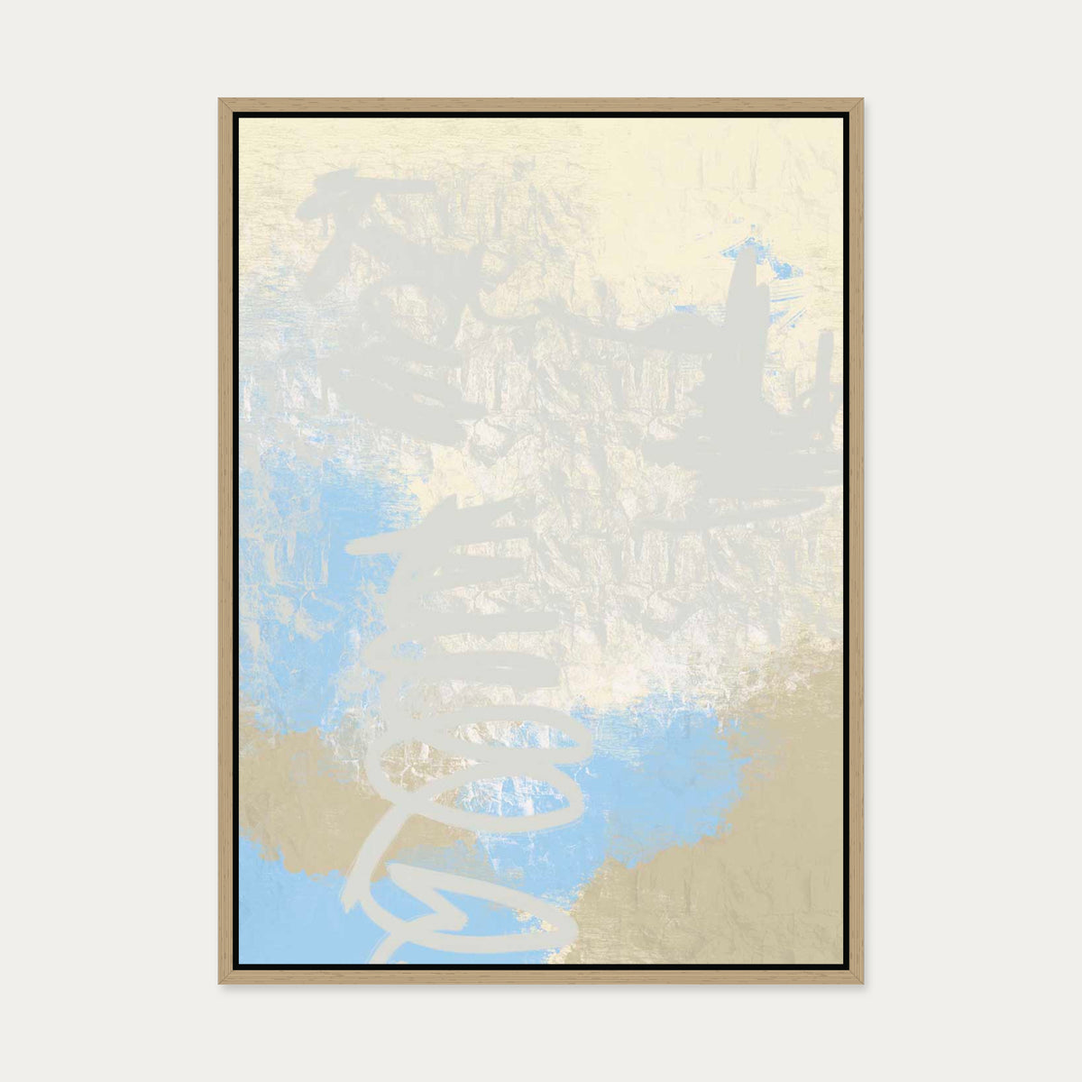 Impressions Canvas Art — 50 x 70 cm — Oak Frame