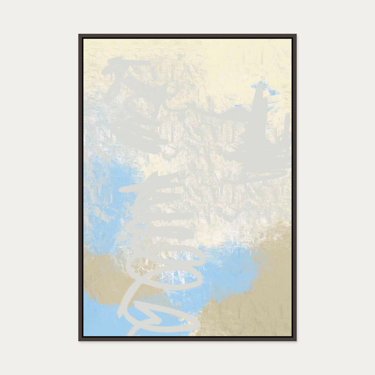Impressions Canvas Art — 70 x 100 cm — Brown Frame