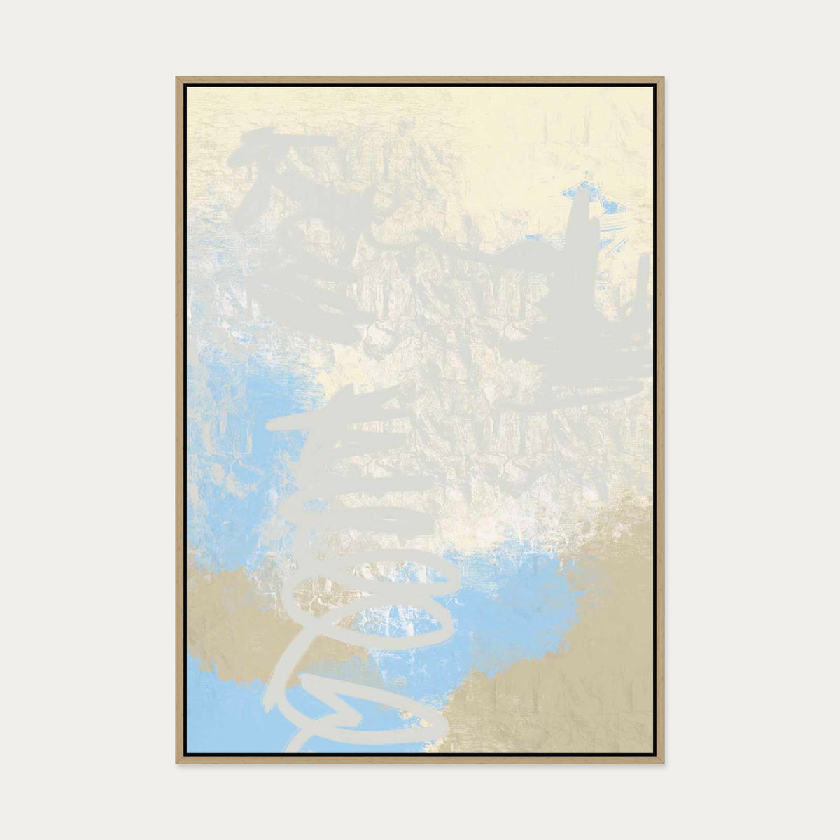 Impressions Canvas Art — 70 x 100 cm — Oak Frame