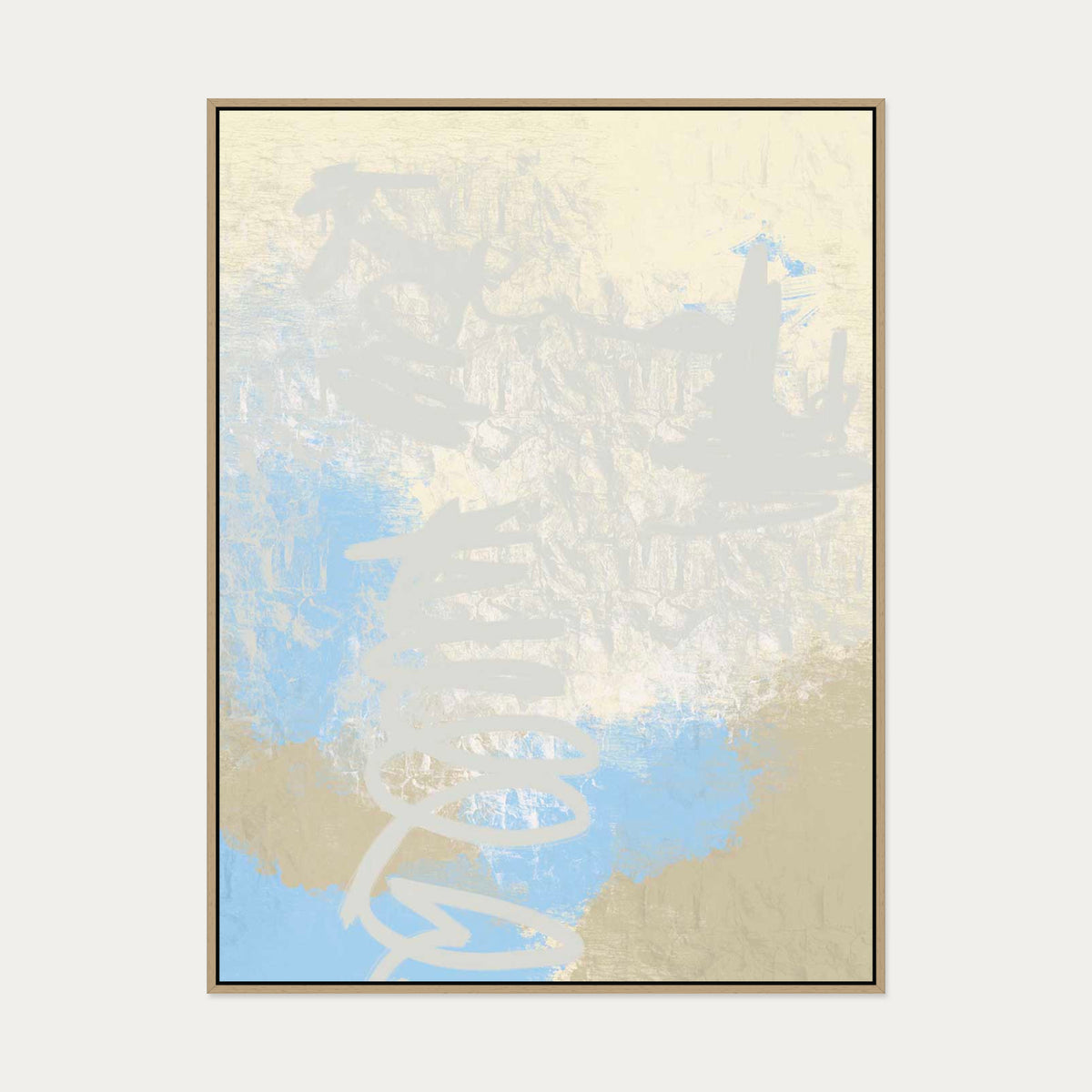 Impressions Canvas Art — 90 x 120 cm — Oak Frame