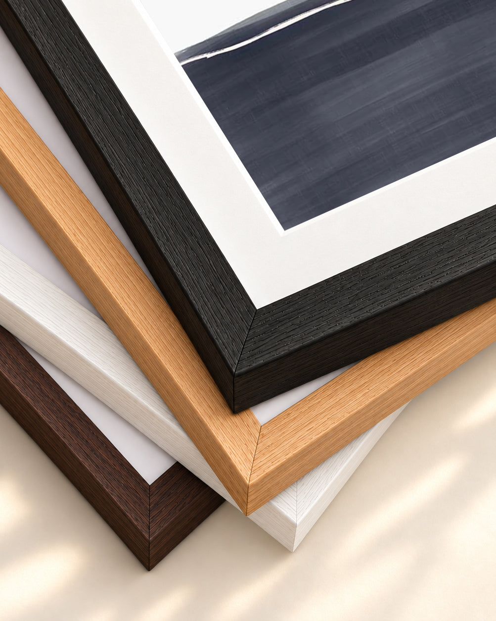 Interlude Art Print — framed print corner with 5 cm mount and bevel