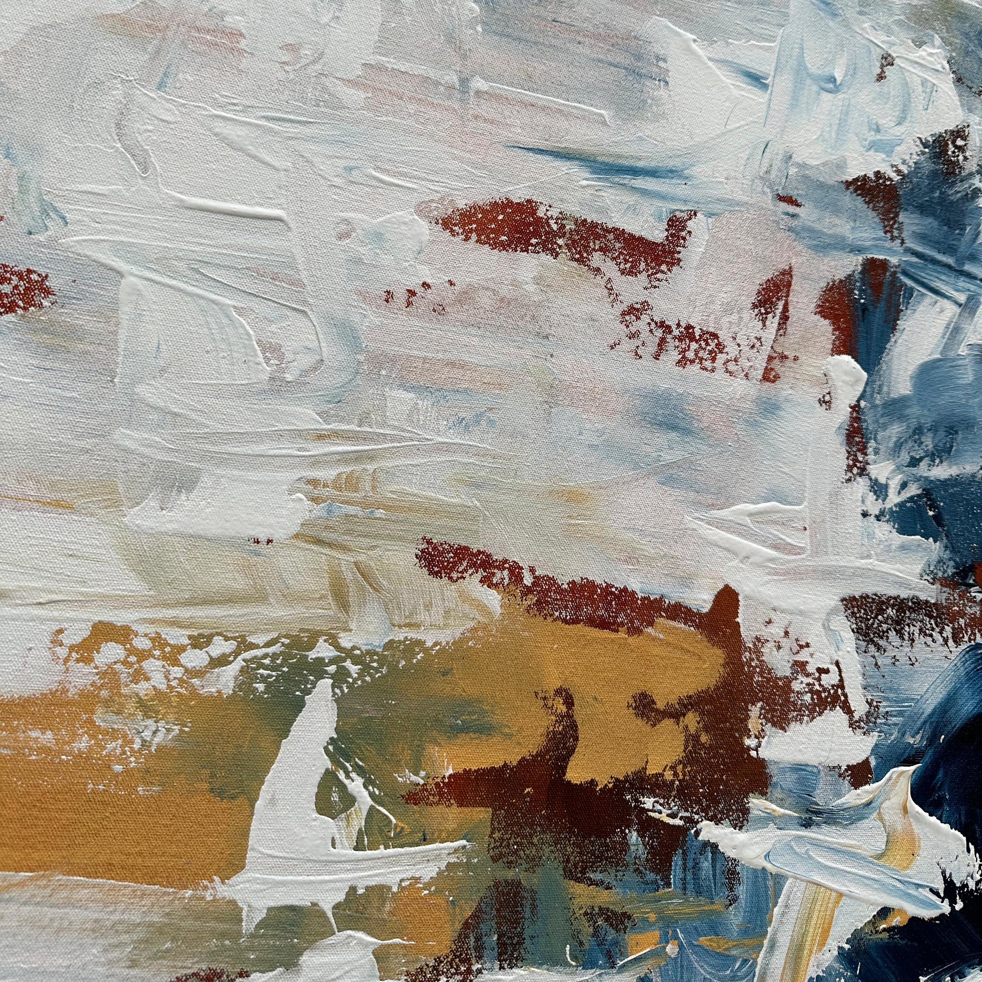 I Told You So - Original Painting-Abstract House