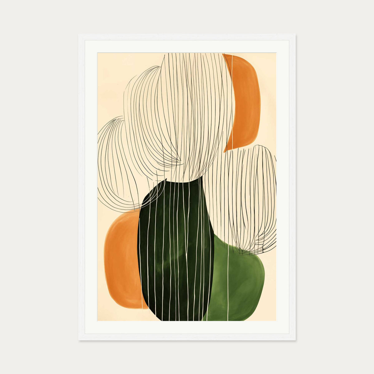 Je Ne Sais Quoi Art Print — 70 x 100 cm — White Frame
