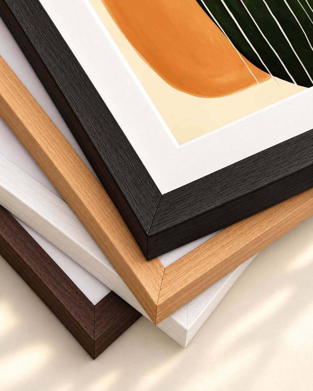 Je Ne Sais Quoi Art Print — framed print corner with 5 cm mount and bevel