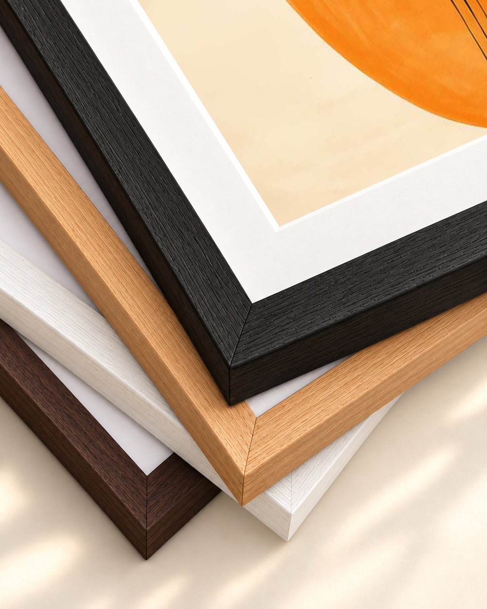 Je Ne Sais Quoi II Art Print — framed print corner with 5 cm mount and bevel
