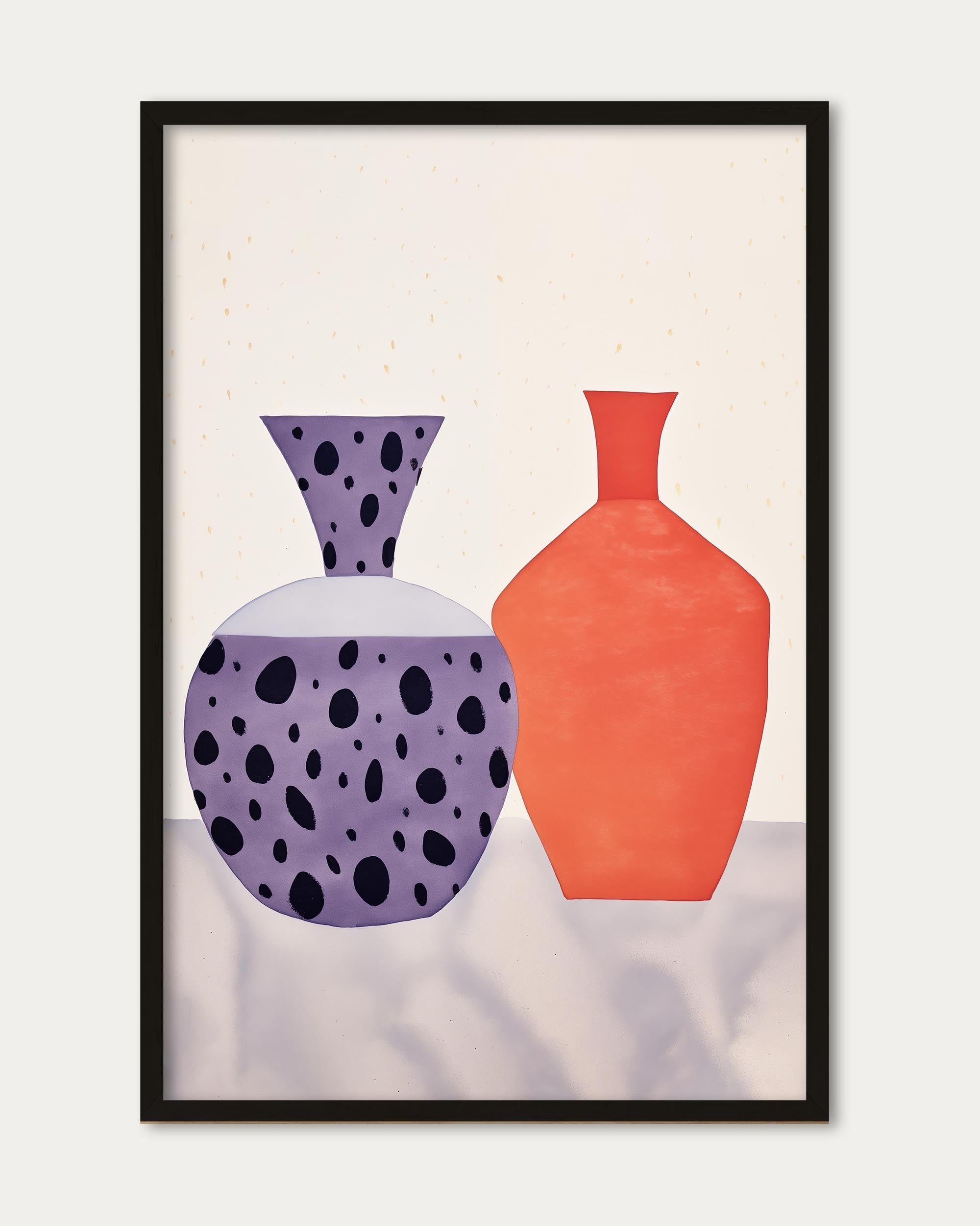 Two Vases II Art Print