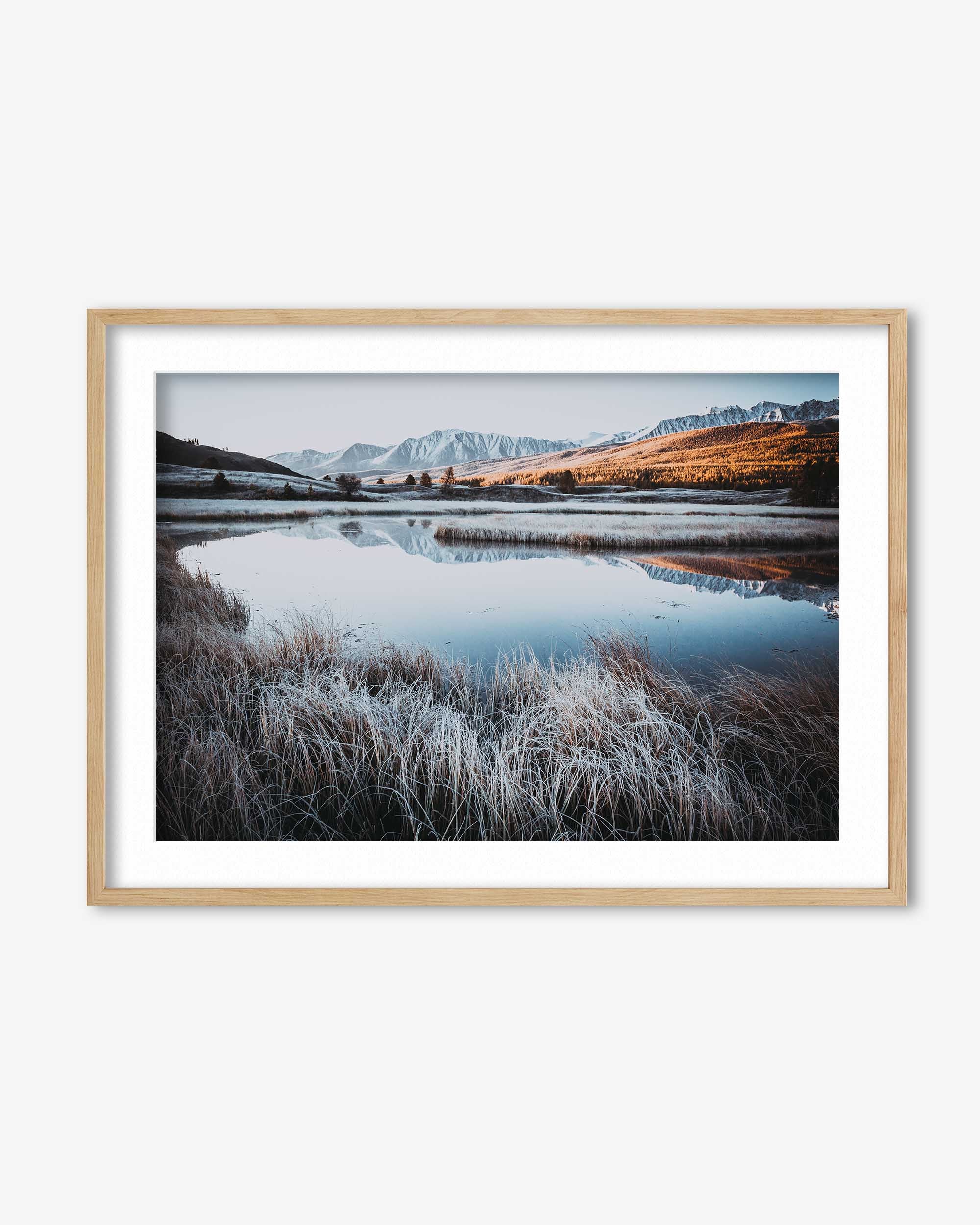 Winter Lake Art Print
