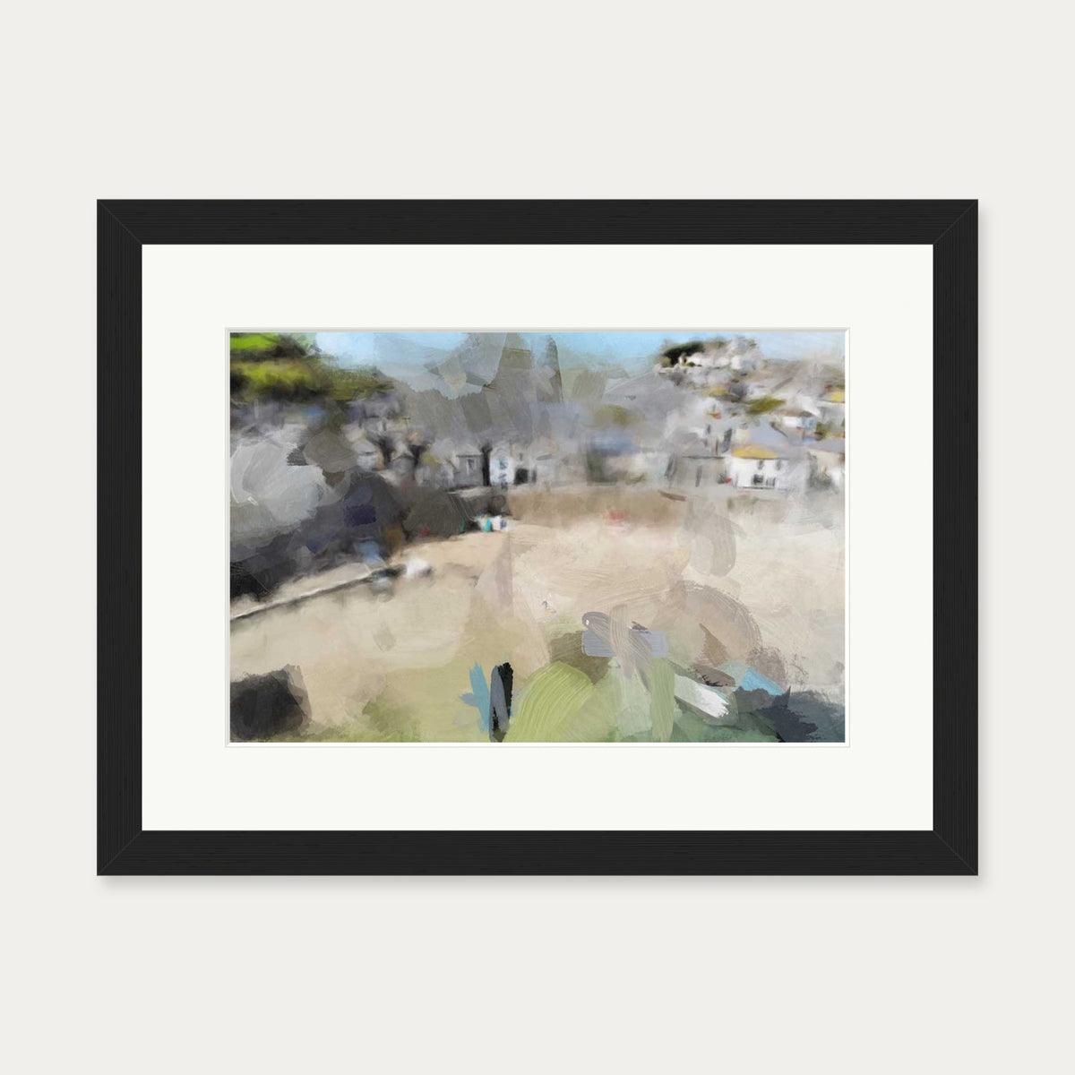 Landscape Impressions Art Print — 30 x 40 cm — Black Frame