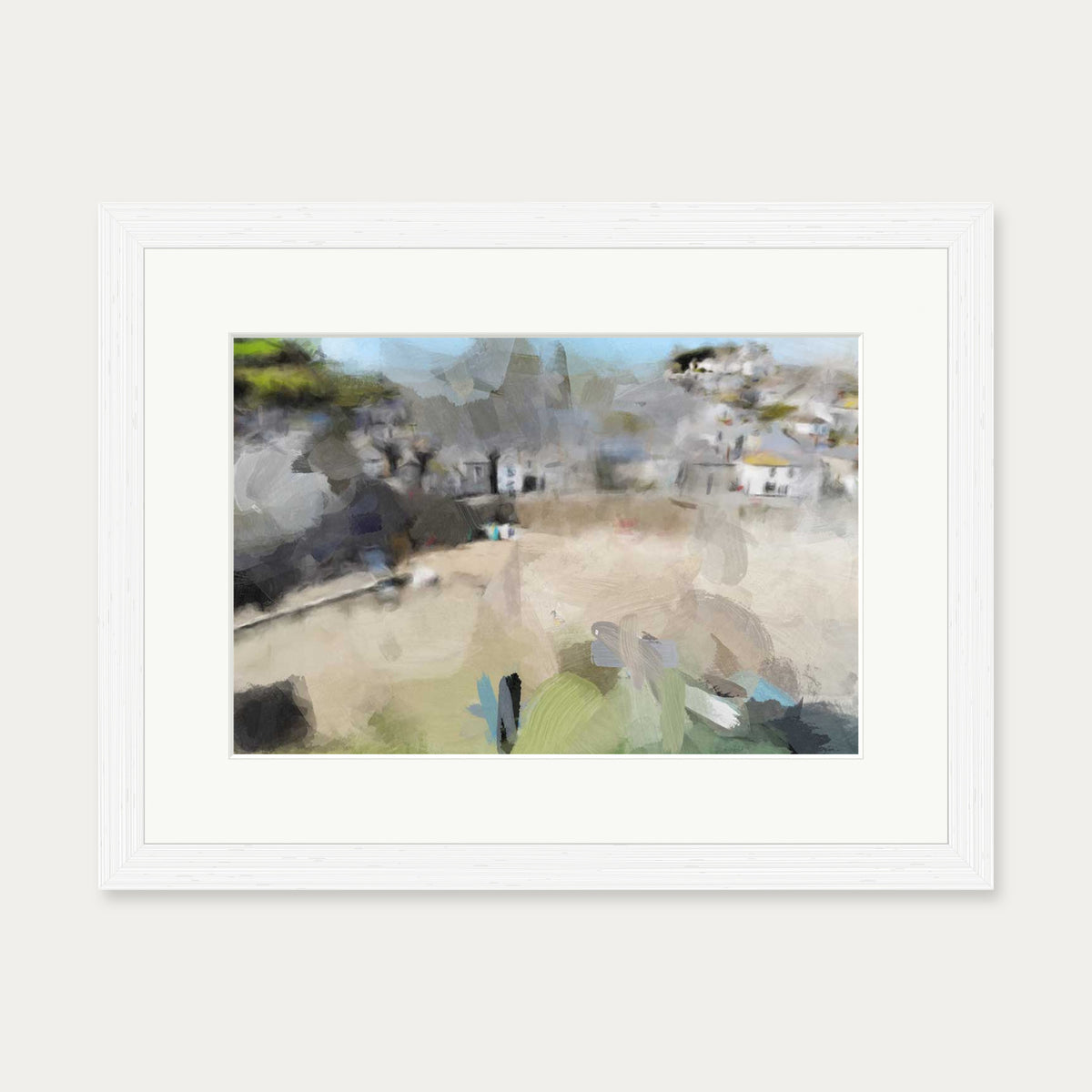 Landscape Impressions Art Print — 30 x 40 cm — White Frame