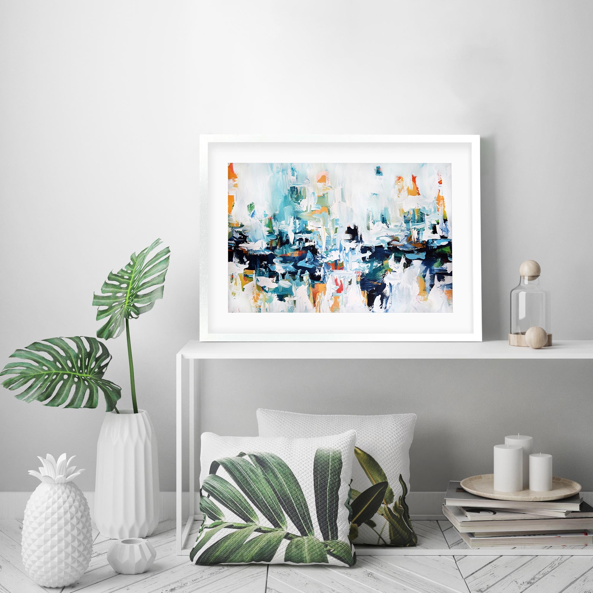 Abstract 153 Framed Art