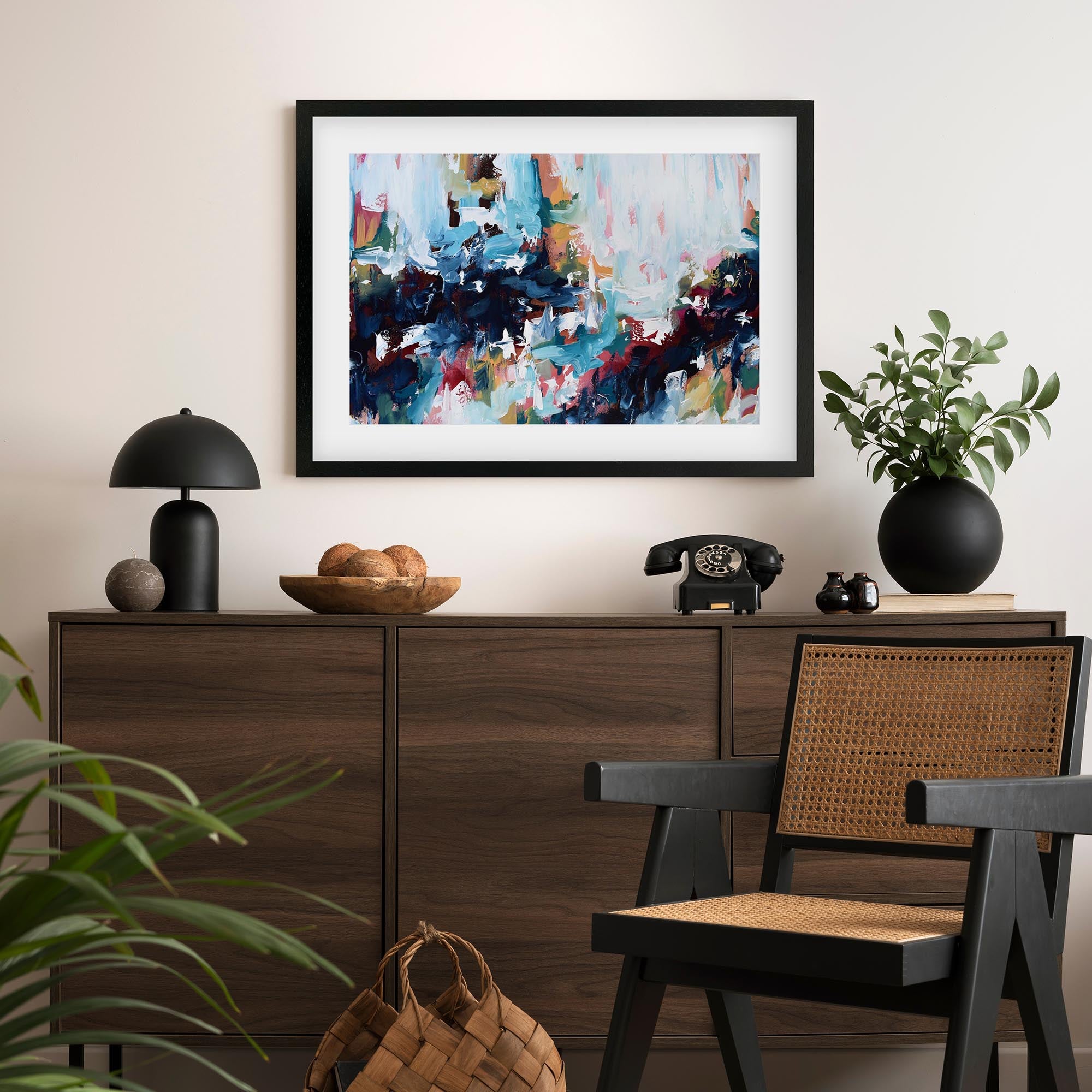 Abstract 378 Framed Art