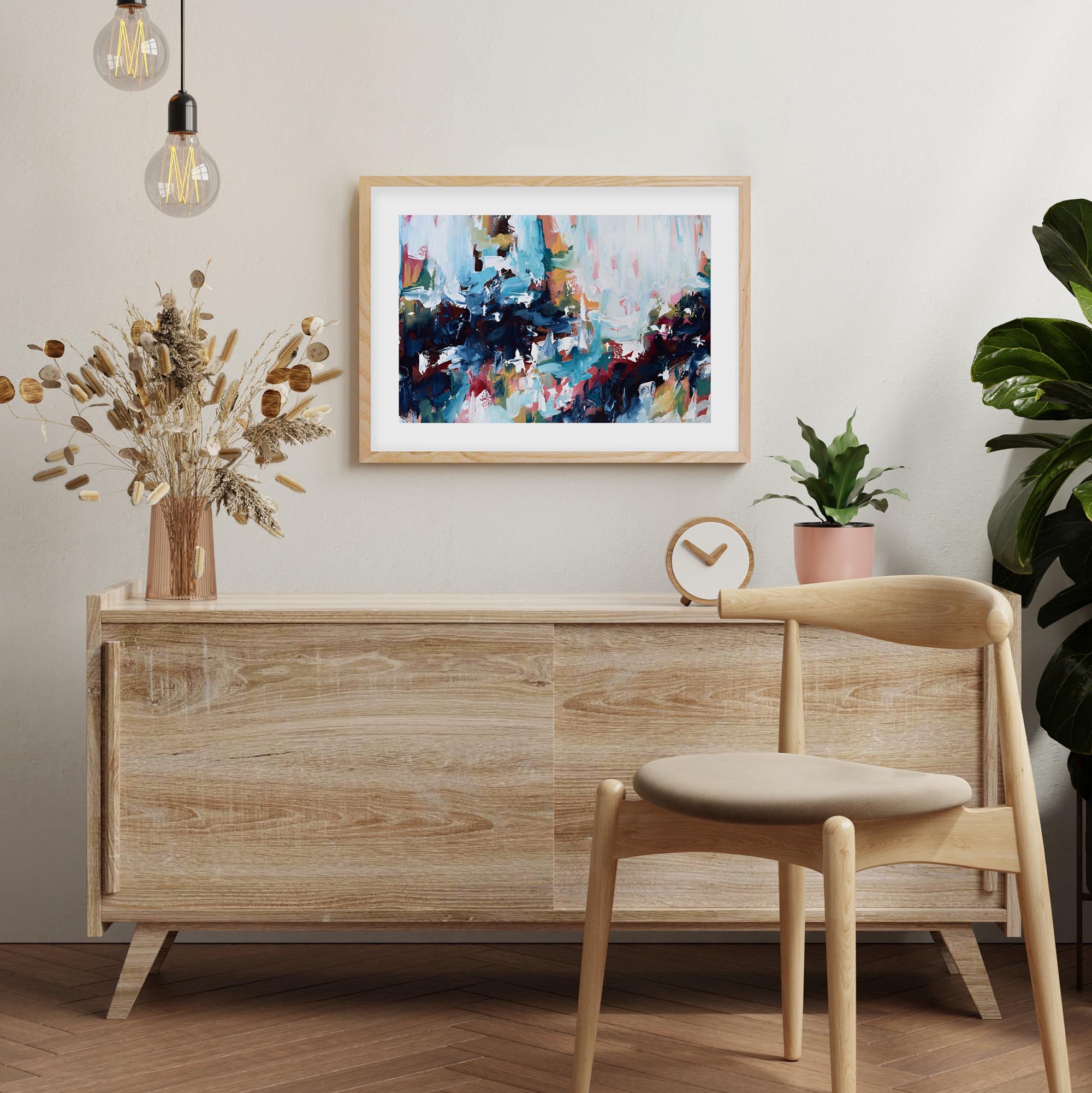 Abstract 378 Framed Art